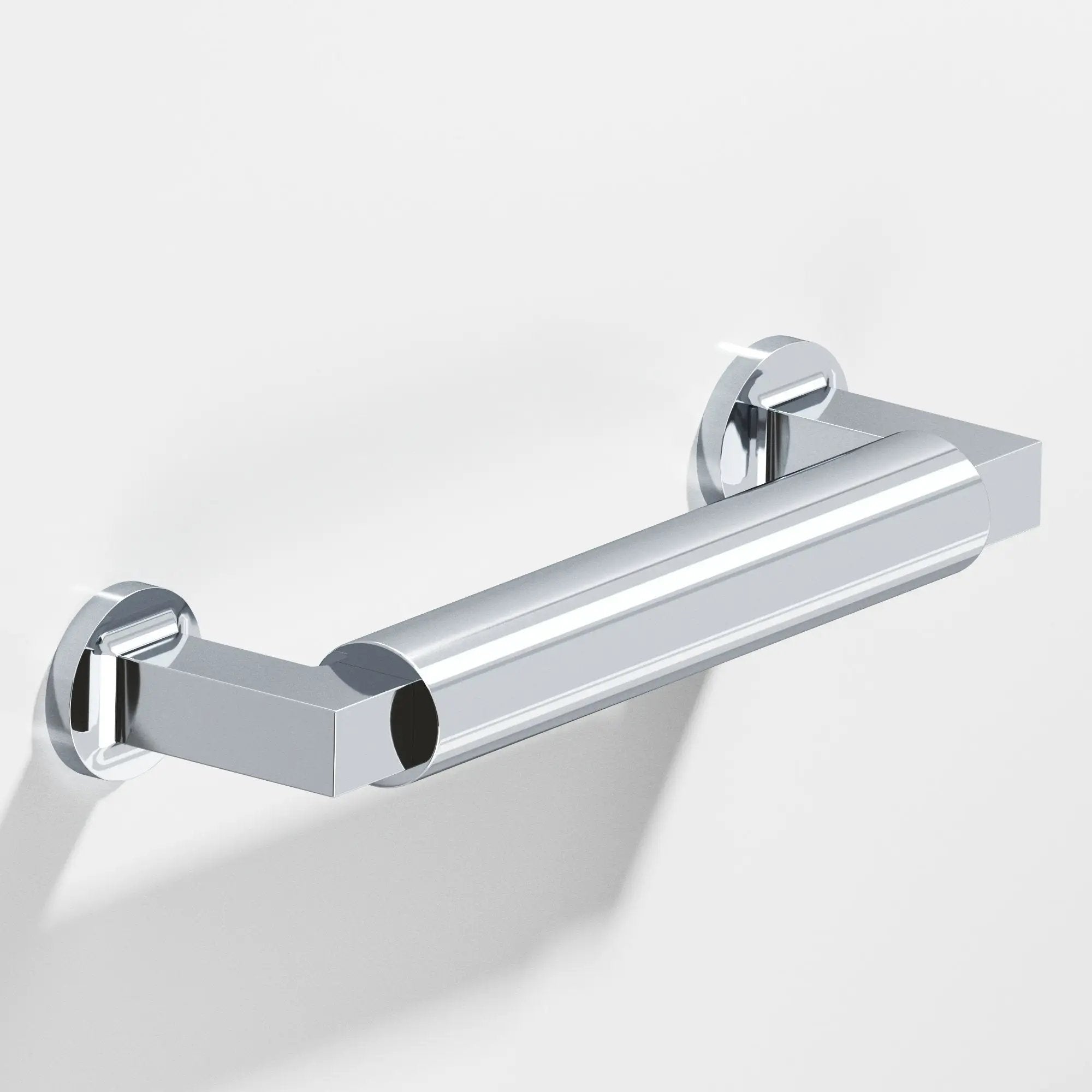 polished chrome cabinet pull