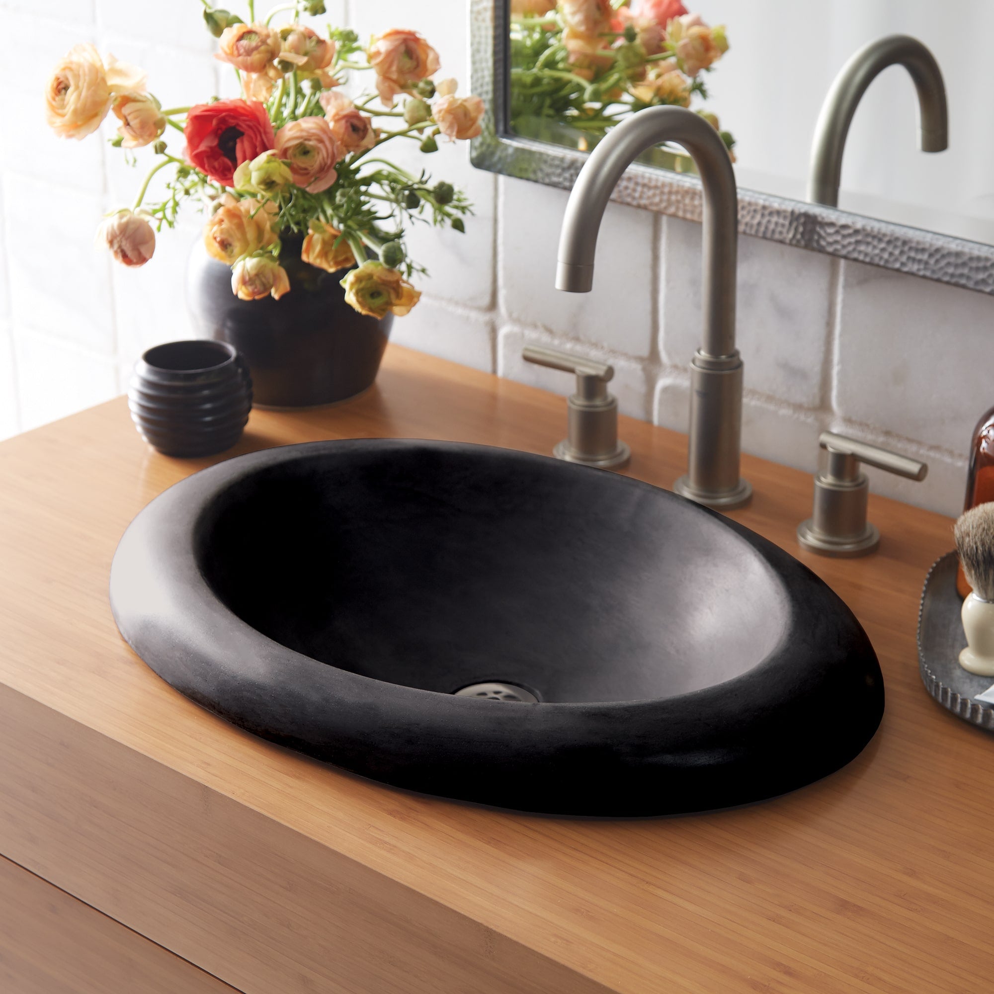 charcoal bathroom sink