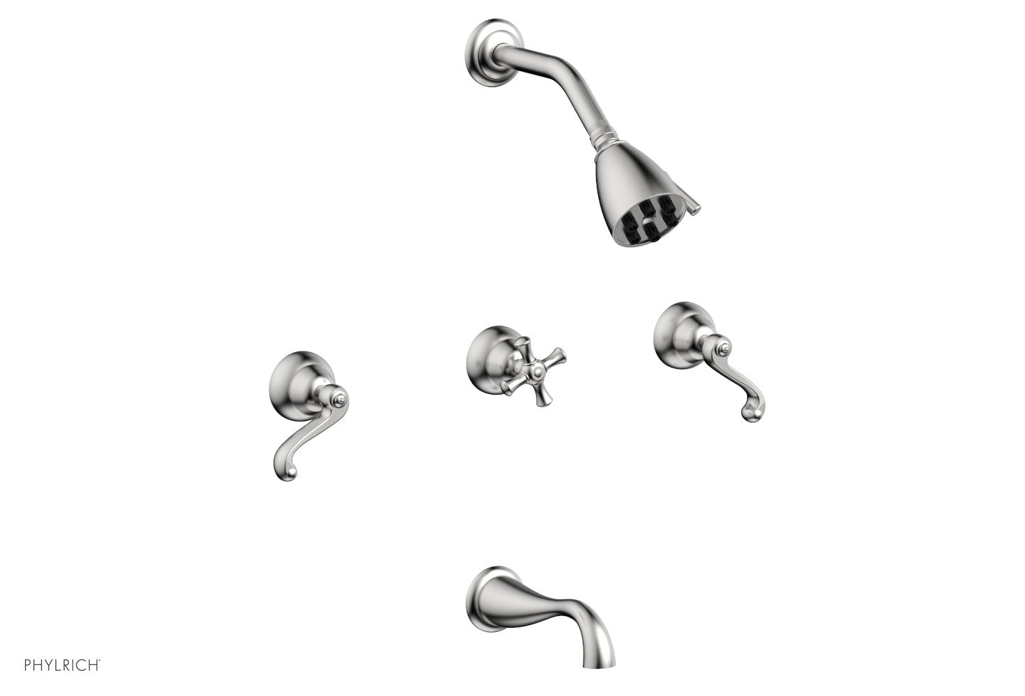 Phylrich REVERE & SAVANNAH Three Handle Tub and Shower Set