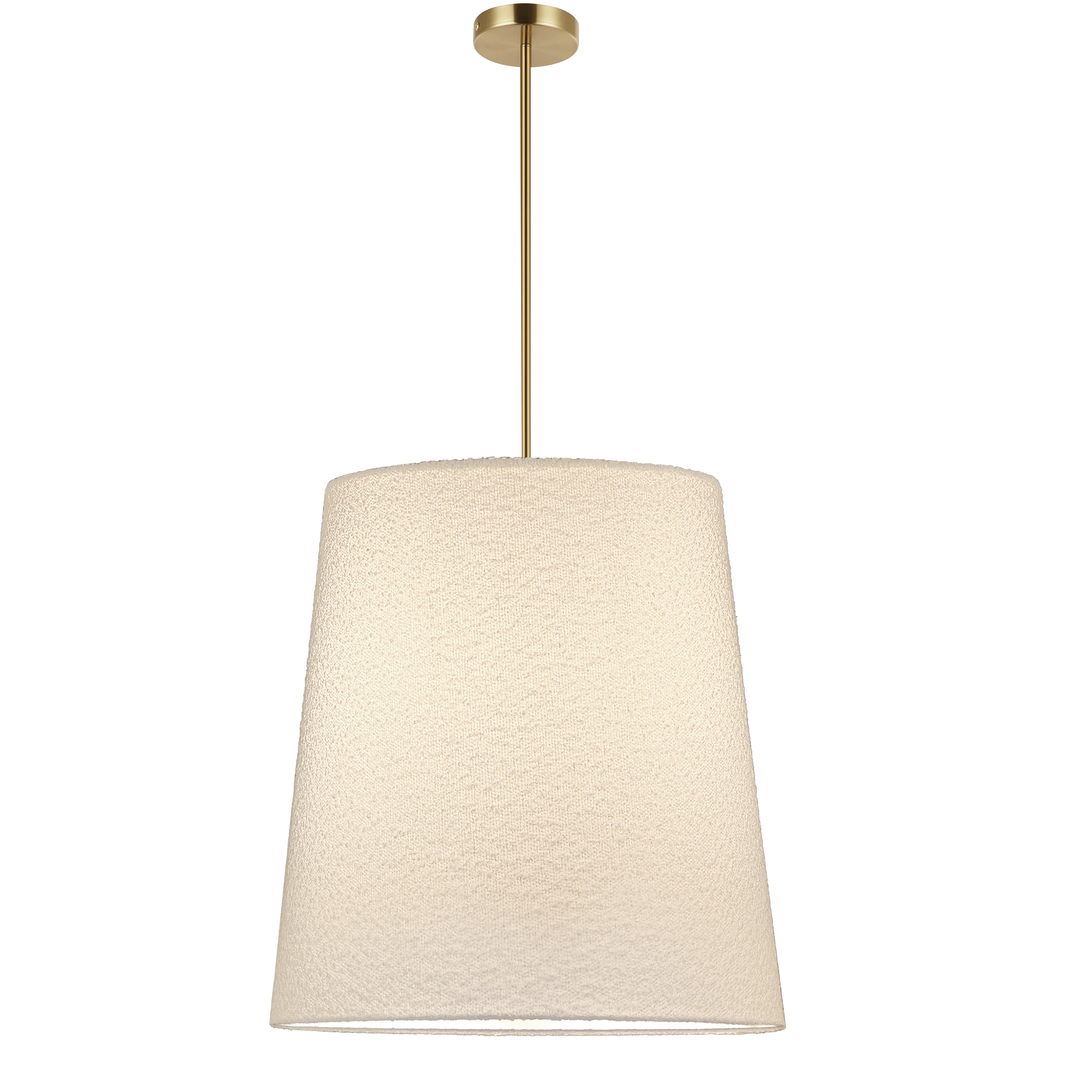aged brass pendant light