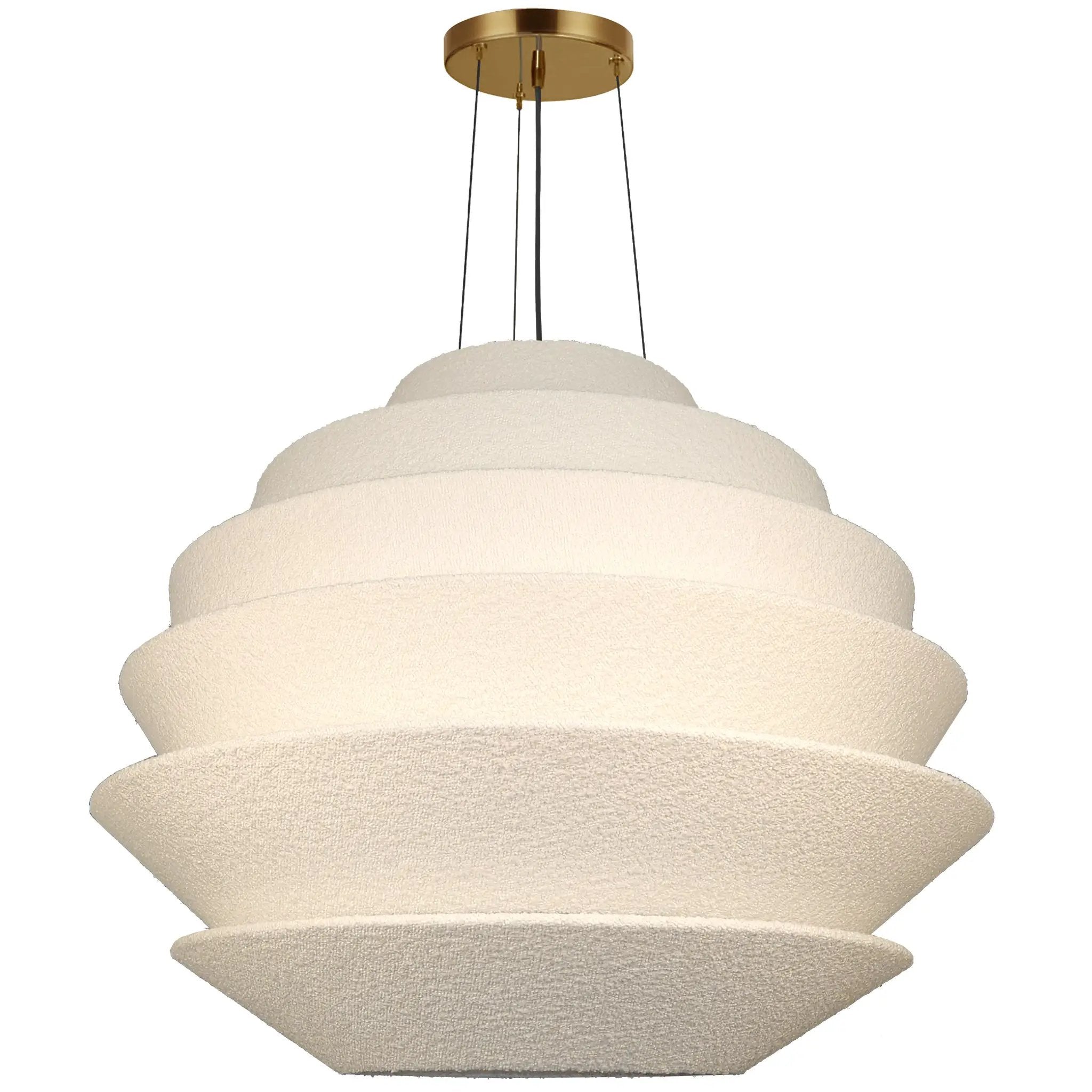 aged brass flush mount