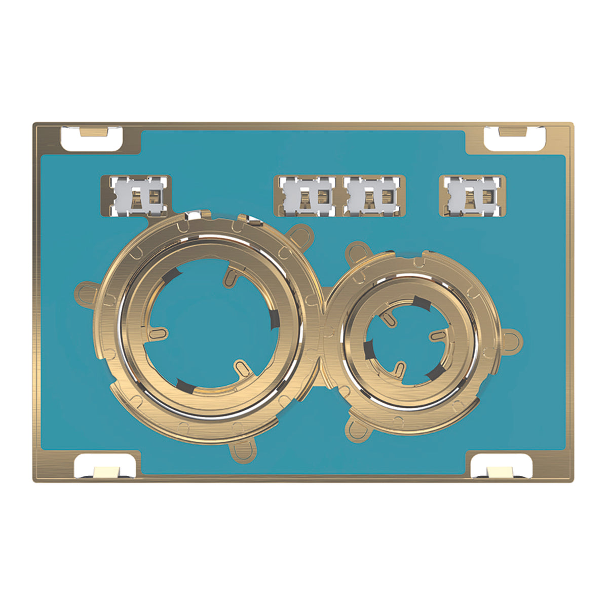 brass actuator plate