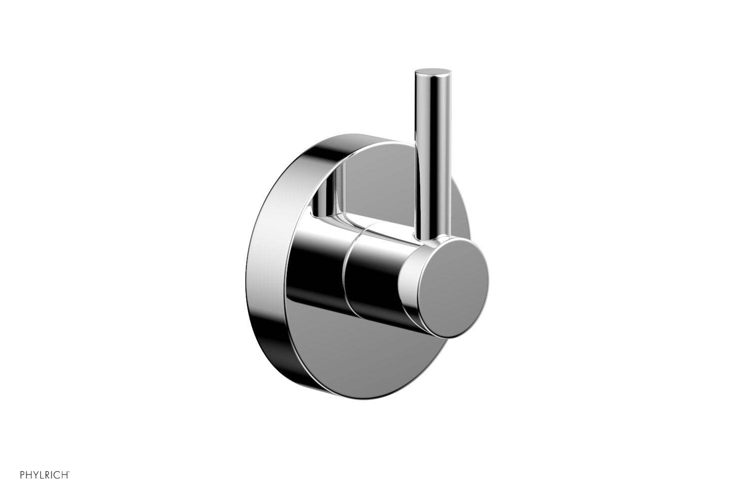 polished chrome robe hook