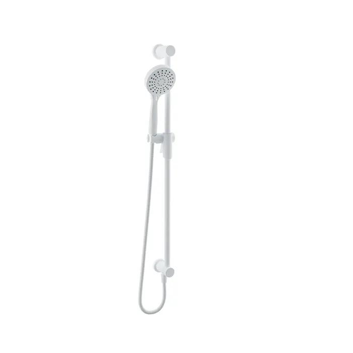 Baril Shower Components Zip+ 3-Spray Sliding Shower Bar with Built-In Elbow Connector by Baril