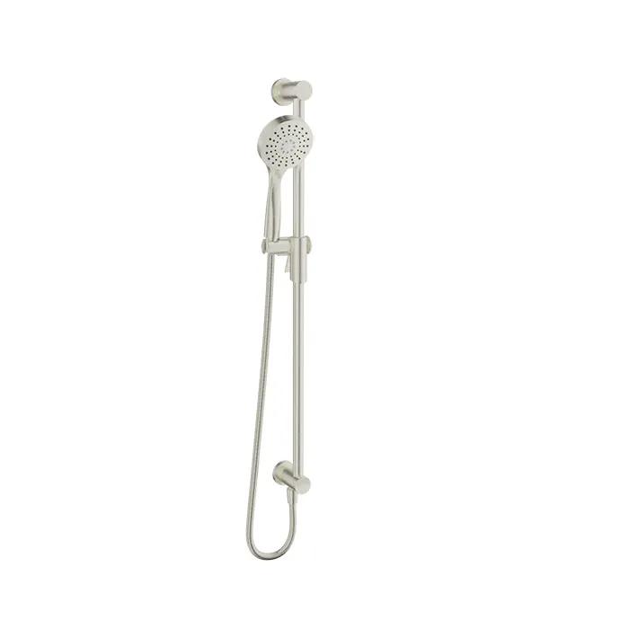 Baril Shower Components Zip+ 3-Spray Sliding Shower Bar with Built-In Elbow Connector by Baril