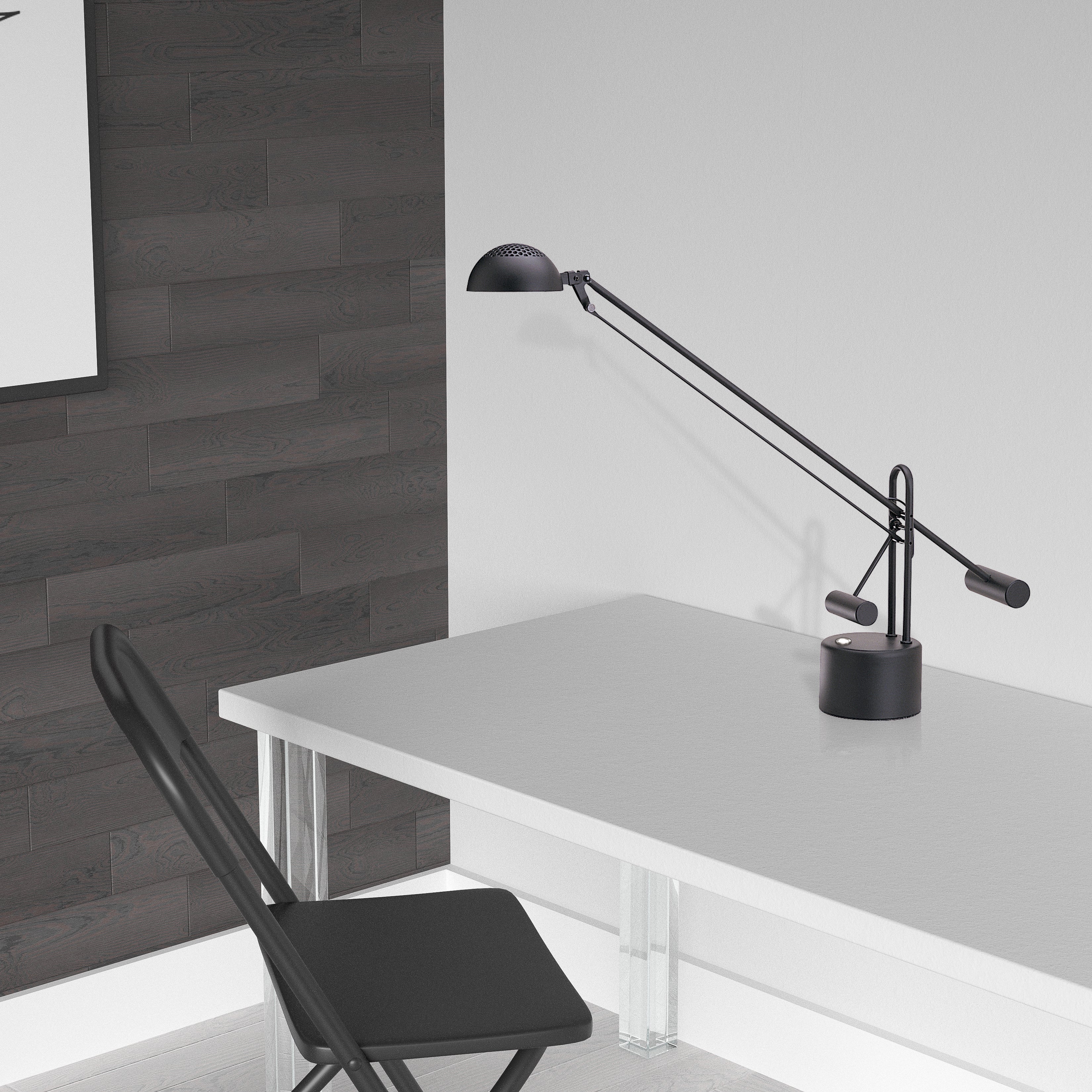 black desk lamp
