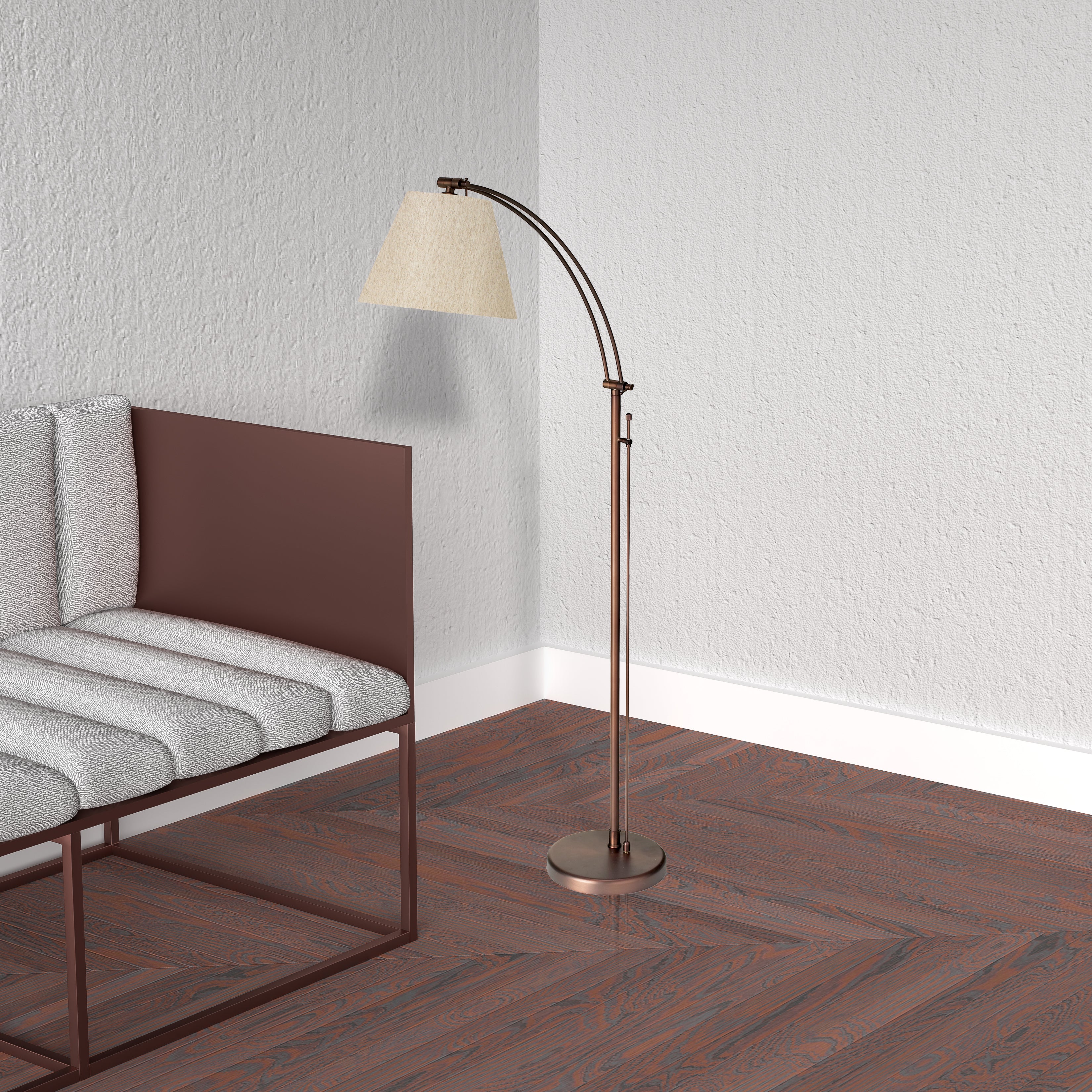 oil brushed bronze floor lamp