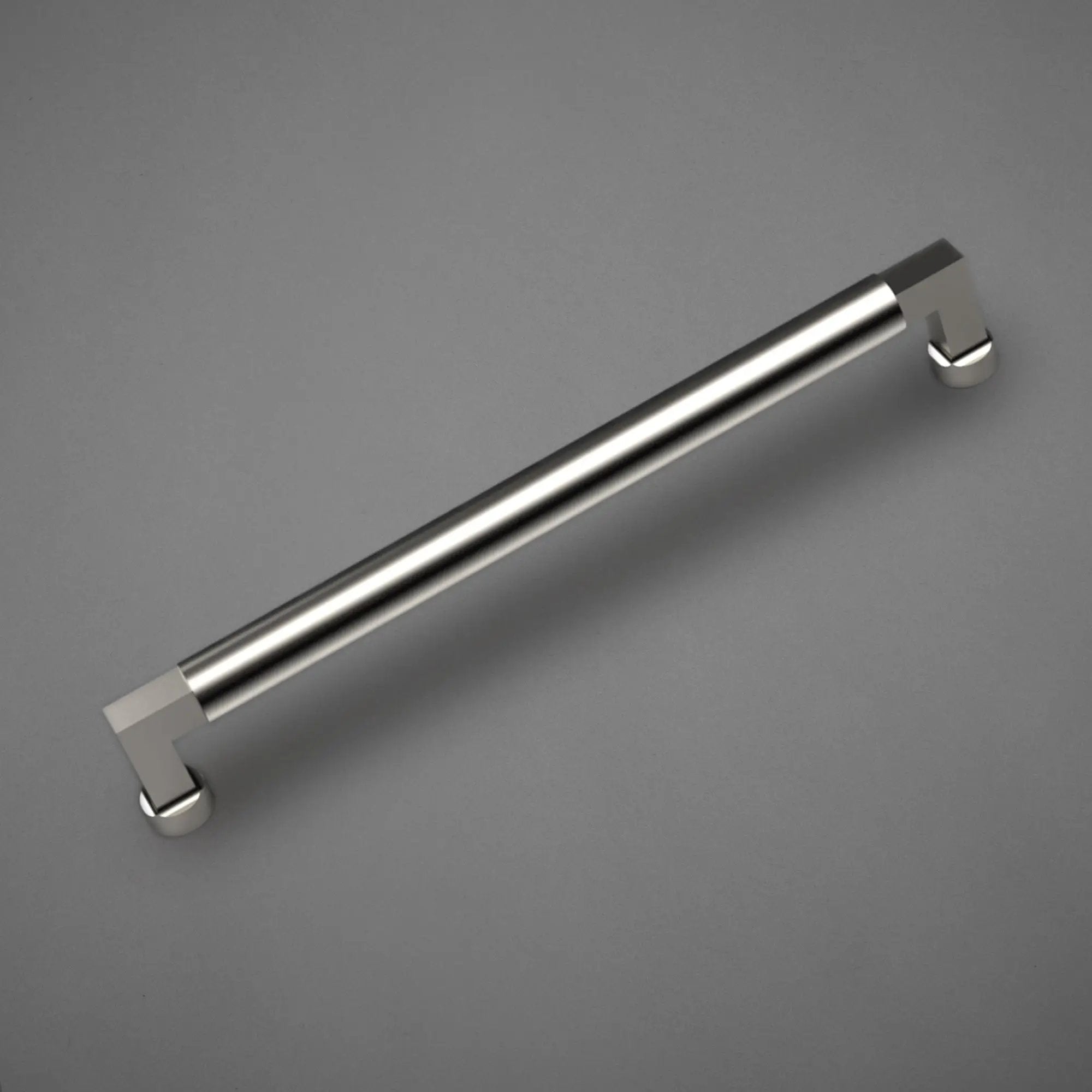 polished nickel drawer pull