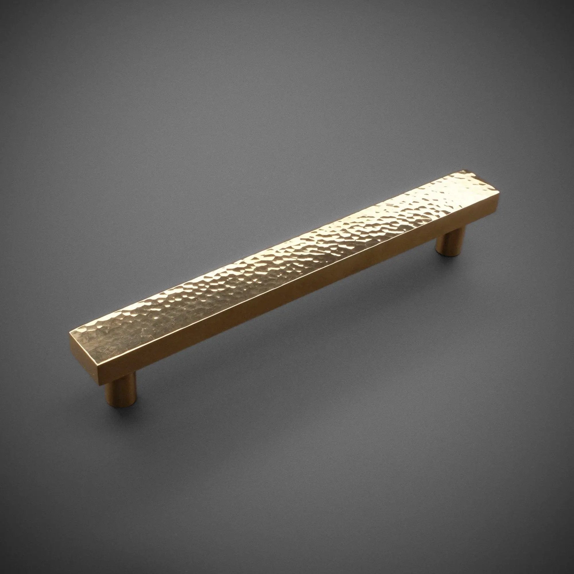 unlacquered brass drawer pull