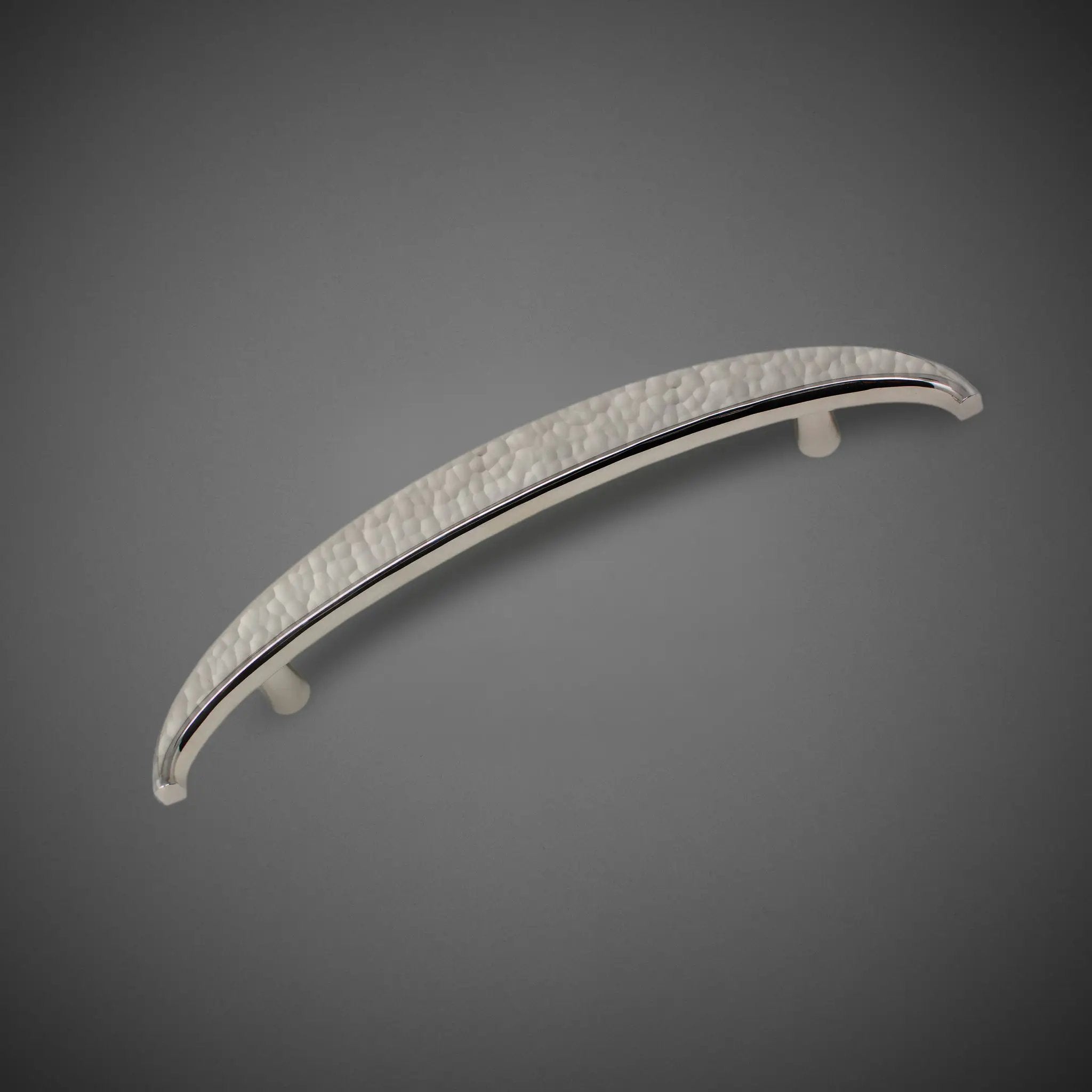 polished nickel drawer pull