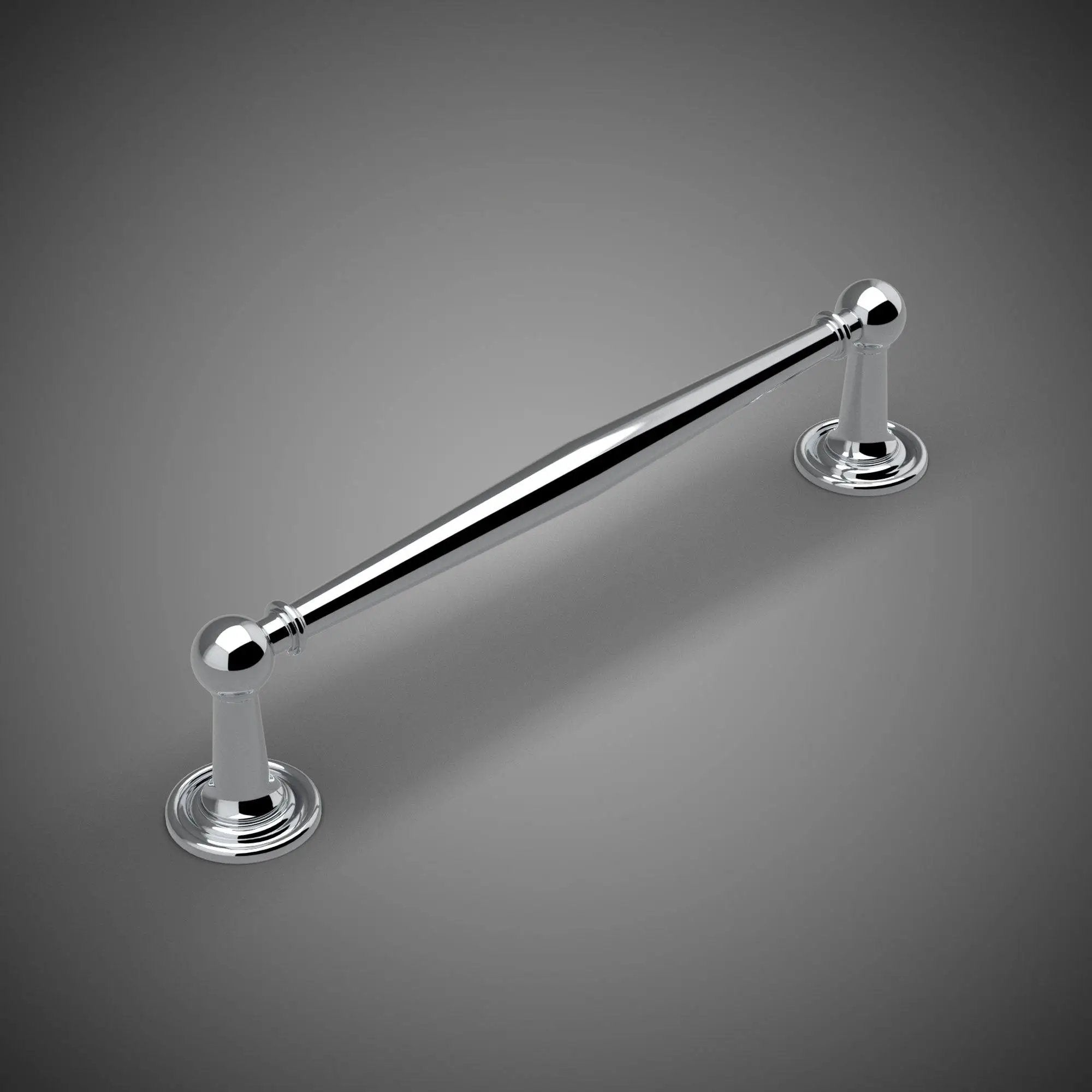 polished chrome drawer pull