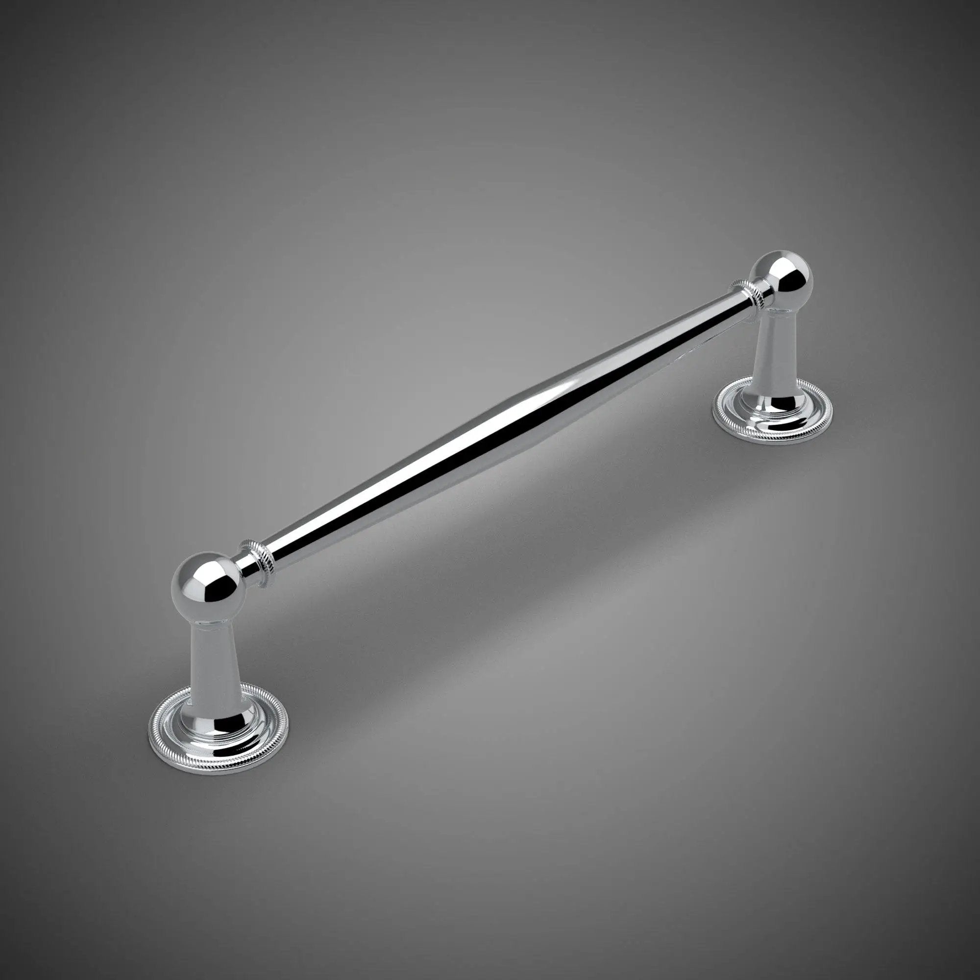 polished chrome drawer pull