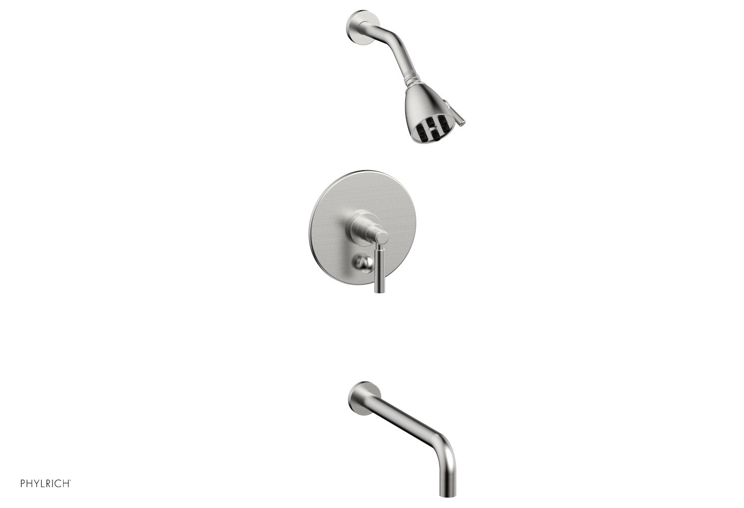 Phylrich BASIC Pressure Balance Tub and Shower Set - 12" Spout