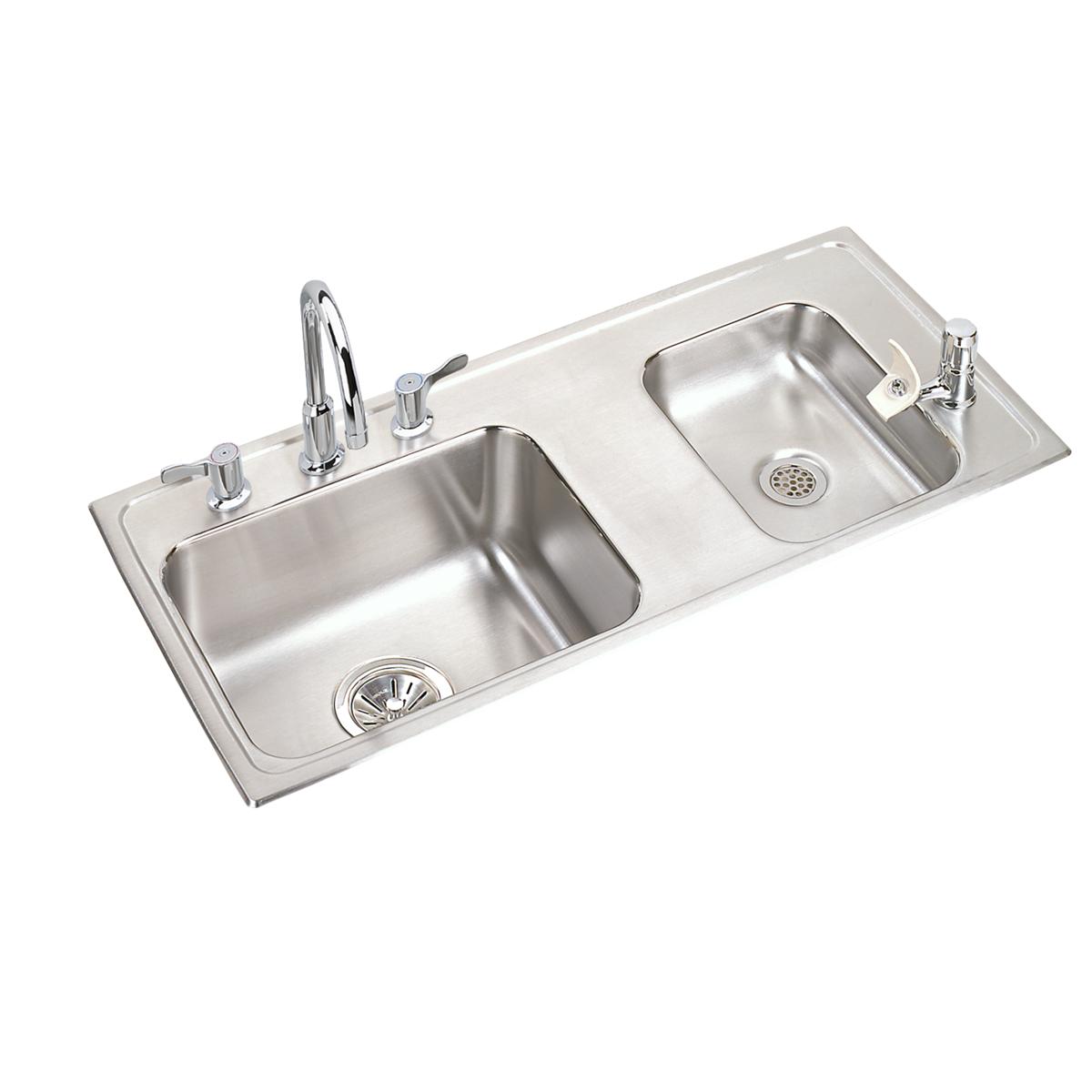 lustrous satin drop-in classroom ada sink kit