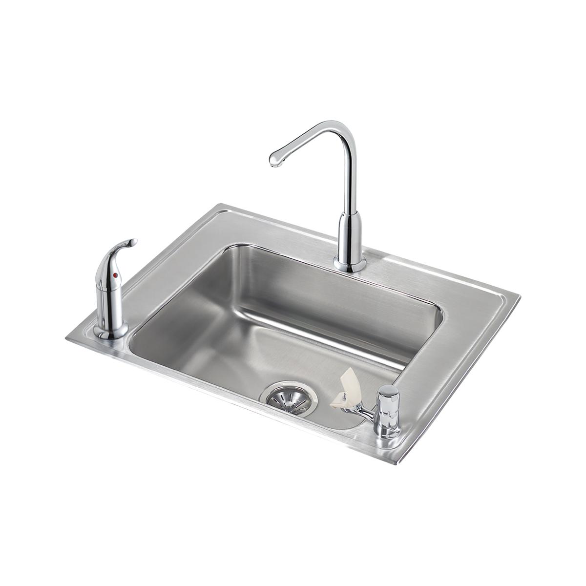 lustrous satin drop-in classroom ada sink kit