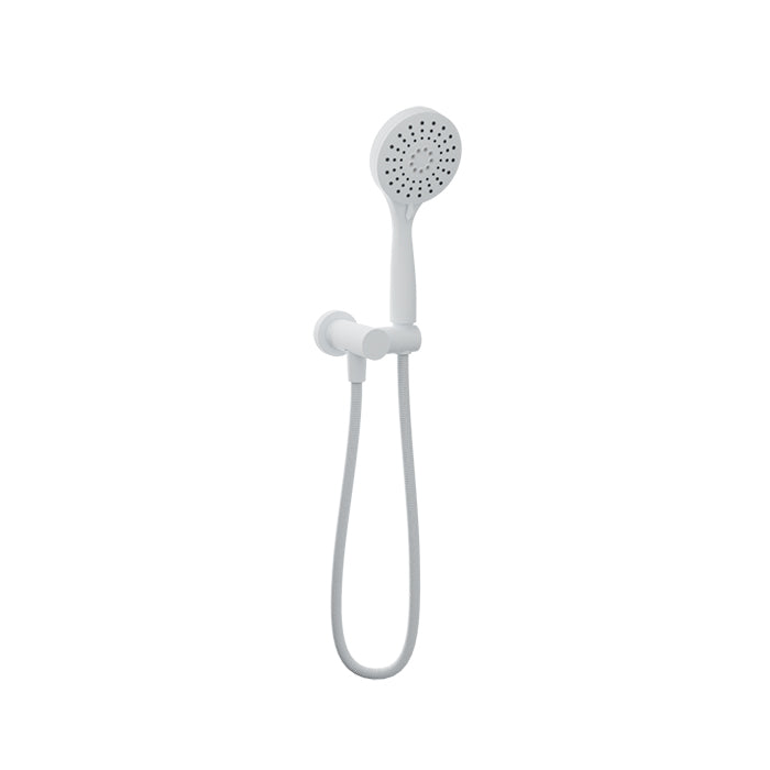 Baril Shower Components 3-Spray Anti-Limestone Hand Shower on Wall Mounted Supply Elbow