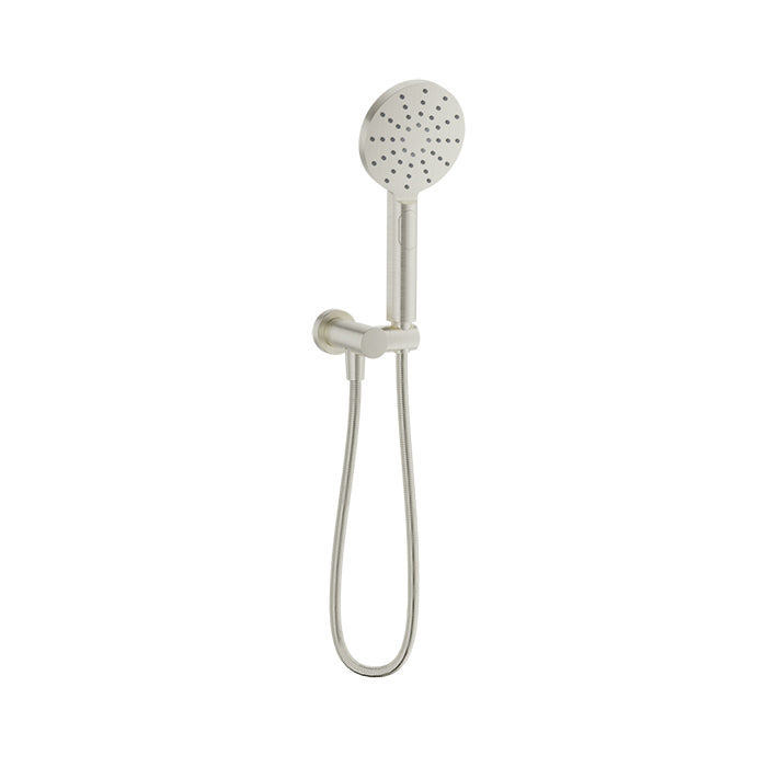Baril Shower Components 3-Spray Anti-Limestone Hand Shower on Wall Mounted Supply Elbow