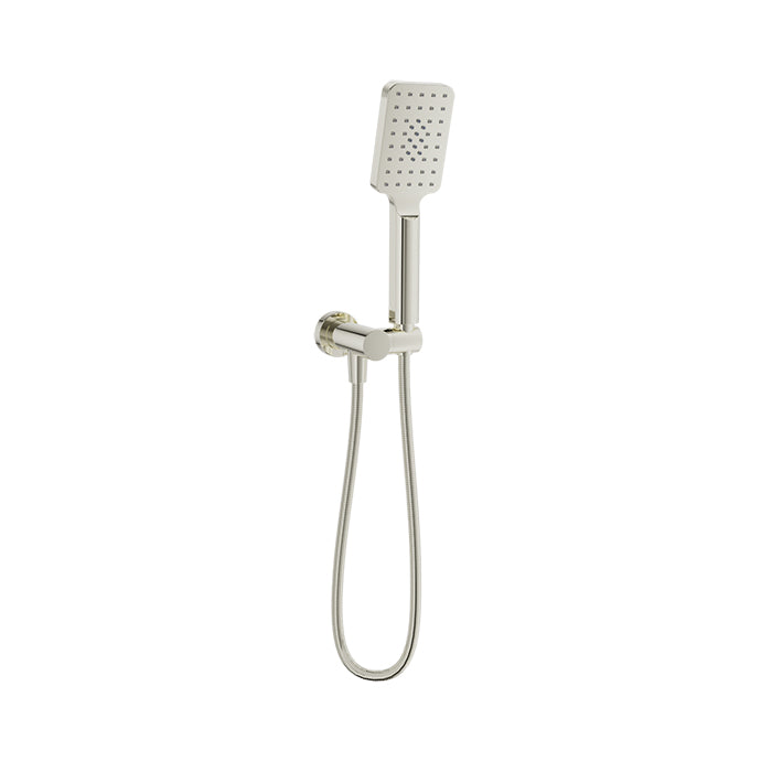 Baril Shower Components 3-Spray Anti-Limestone Hand Shower on Wall Mounted Supply Elbow