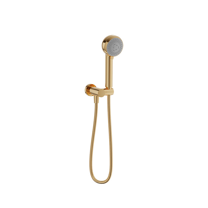 Baril Shower Components 2-Spray Anti-Limestone Hand Shower on Wall Mounted Supply Elbow