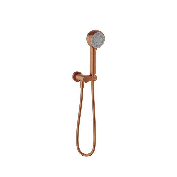 Baril Shower Components 2-Spray Anti-Limestone Hand Shower on Wall Mounted Supply Elbow