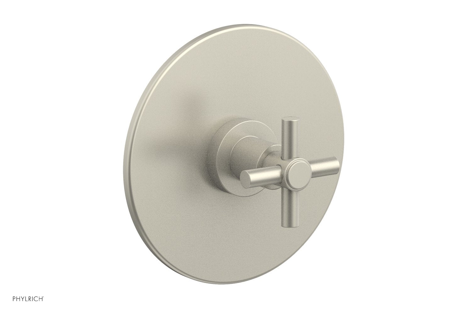 Phylrich BASIC 3/4" Thermostatic Shower Trim - Tubular Cross Handle