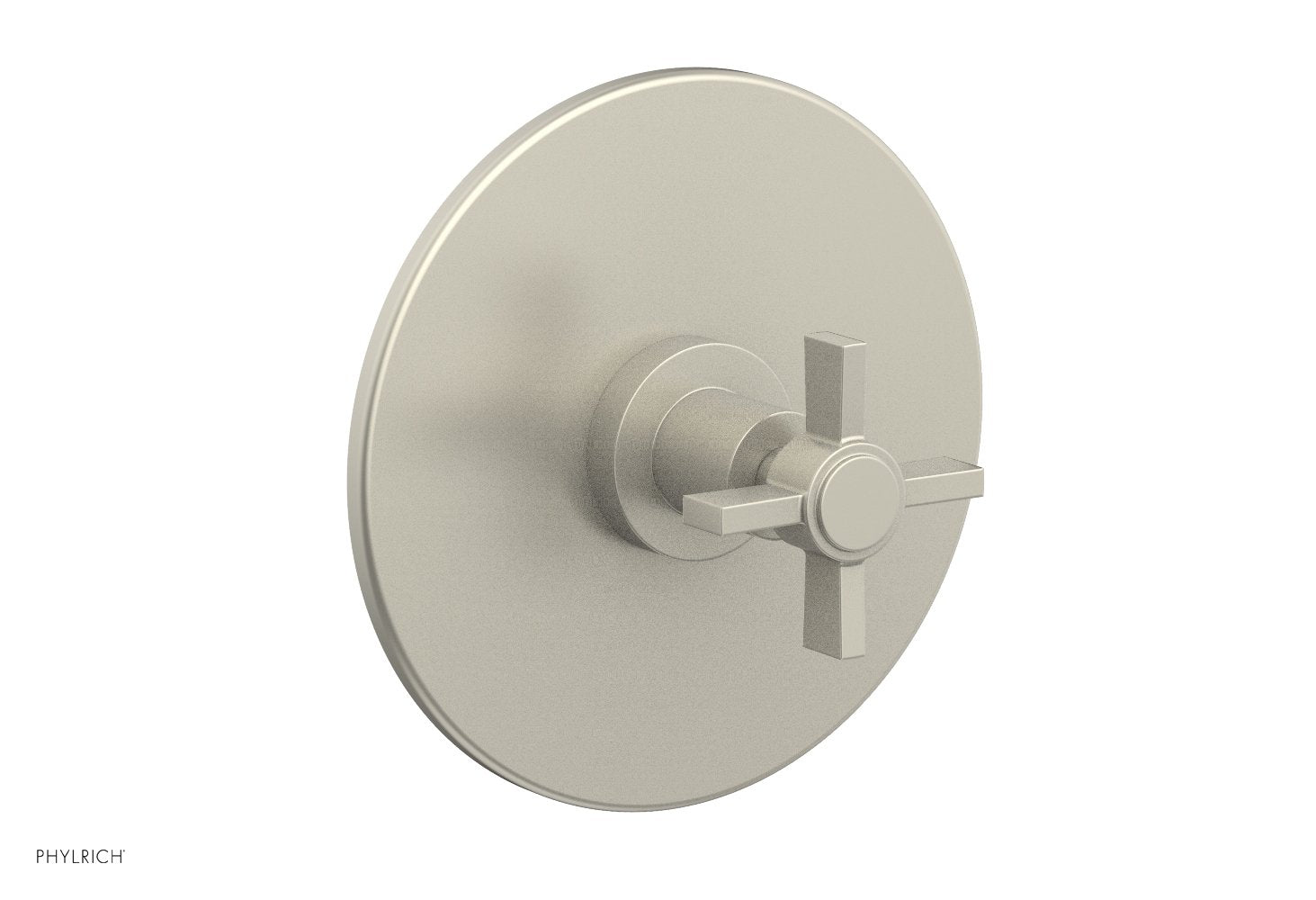 Phylrich BASIC 1/2" Thermostatic Shower Trim - Blade Cross Handle