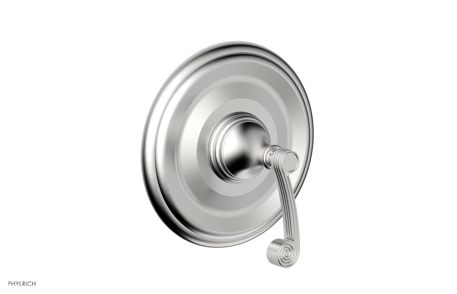 Phylrich 3RING Thermostatic Shower Trim - Curved Lever Handle