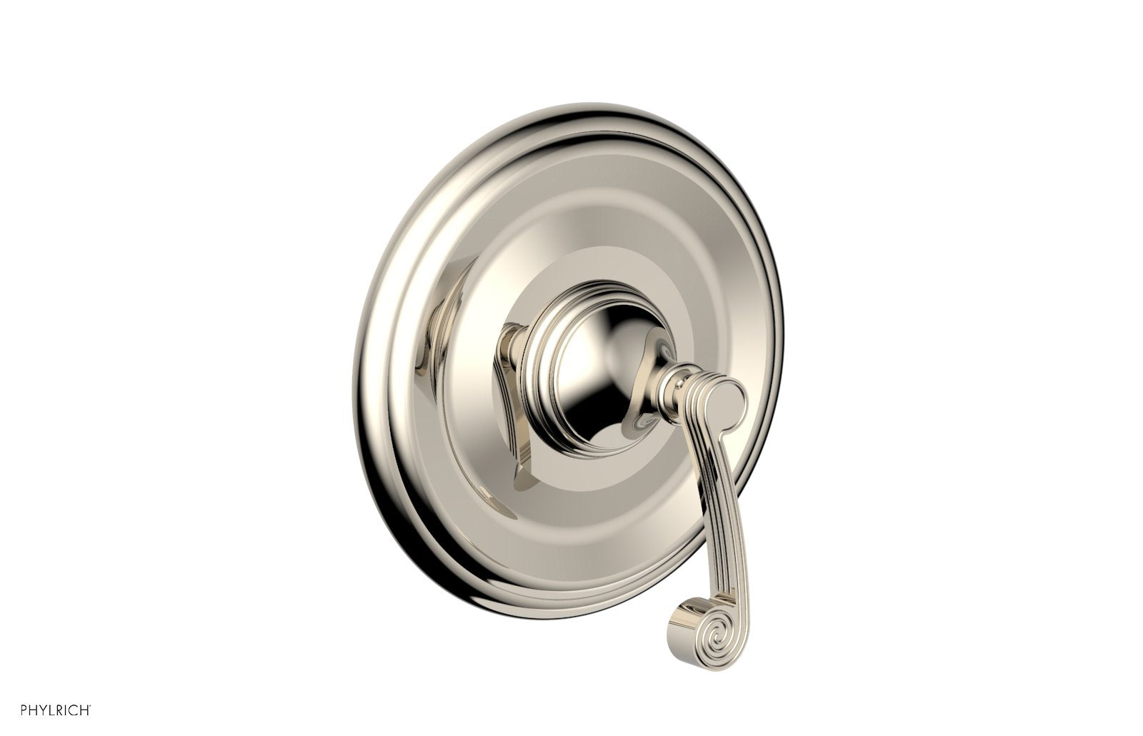 Phylrich 3RING Thermostatic Shower Trim - Curved Lever Handle