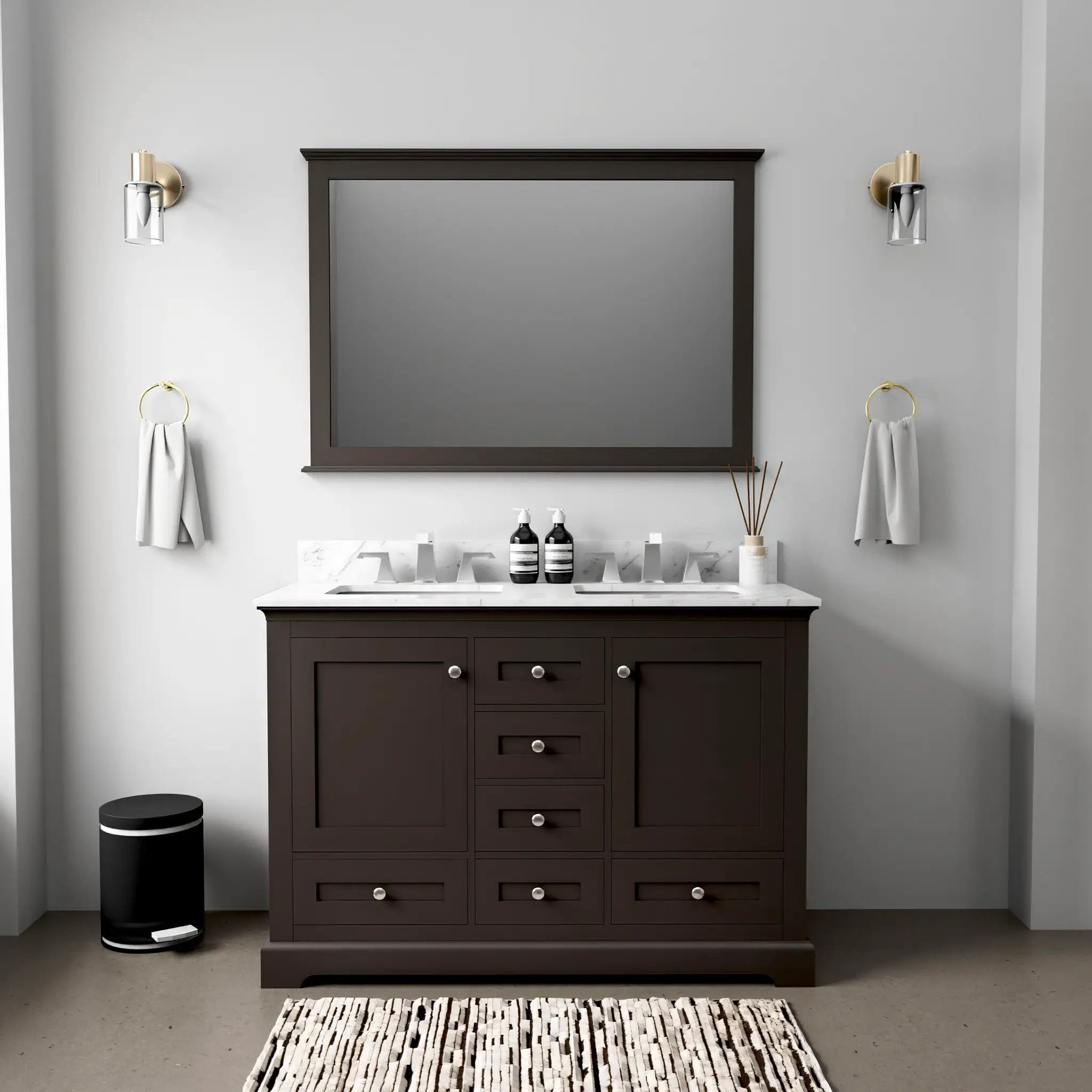 espresso vanity