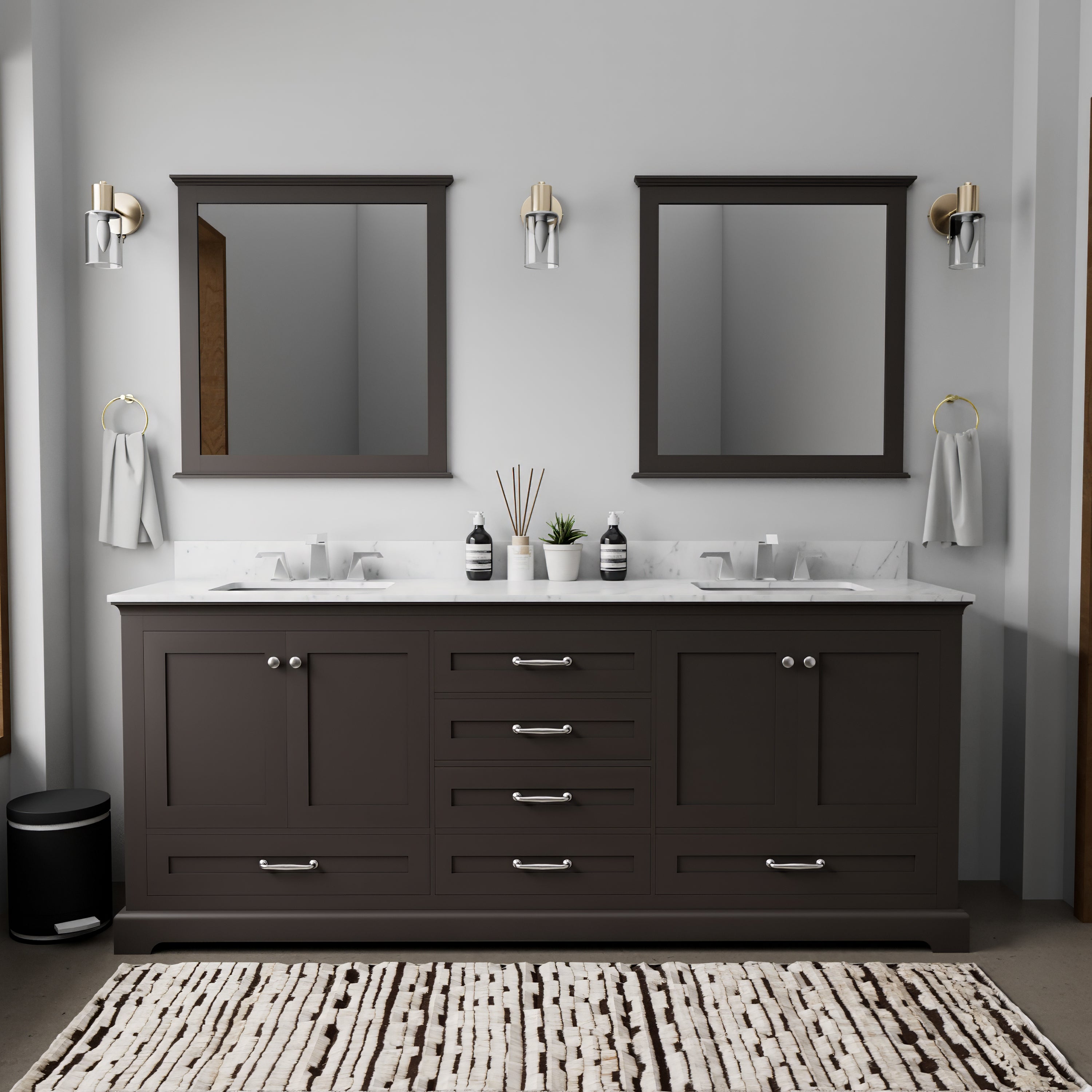 espresso vanity