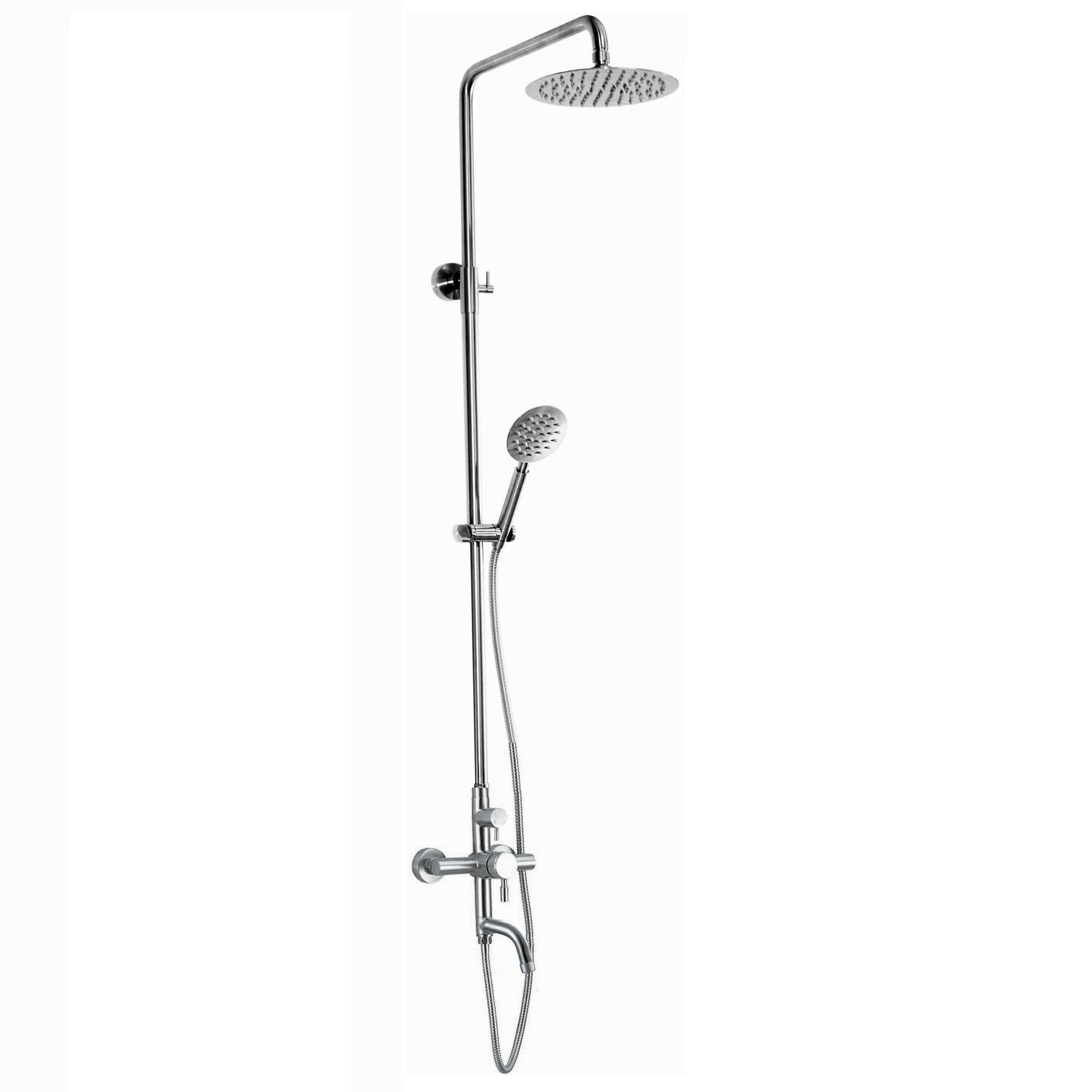 Outdoor Shower Company Wall Mount Hot & Cold Shower - Lever Handle Valve