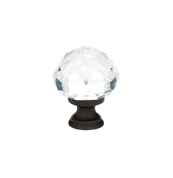 Emtek Diamond Glass Cabinet Knob