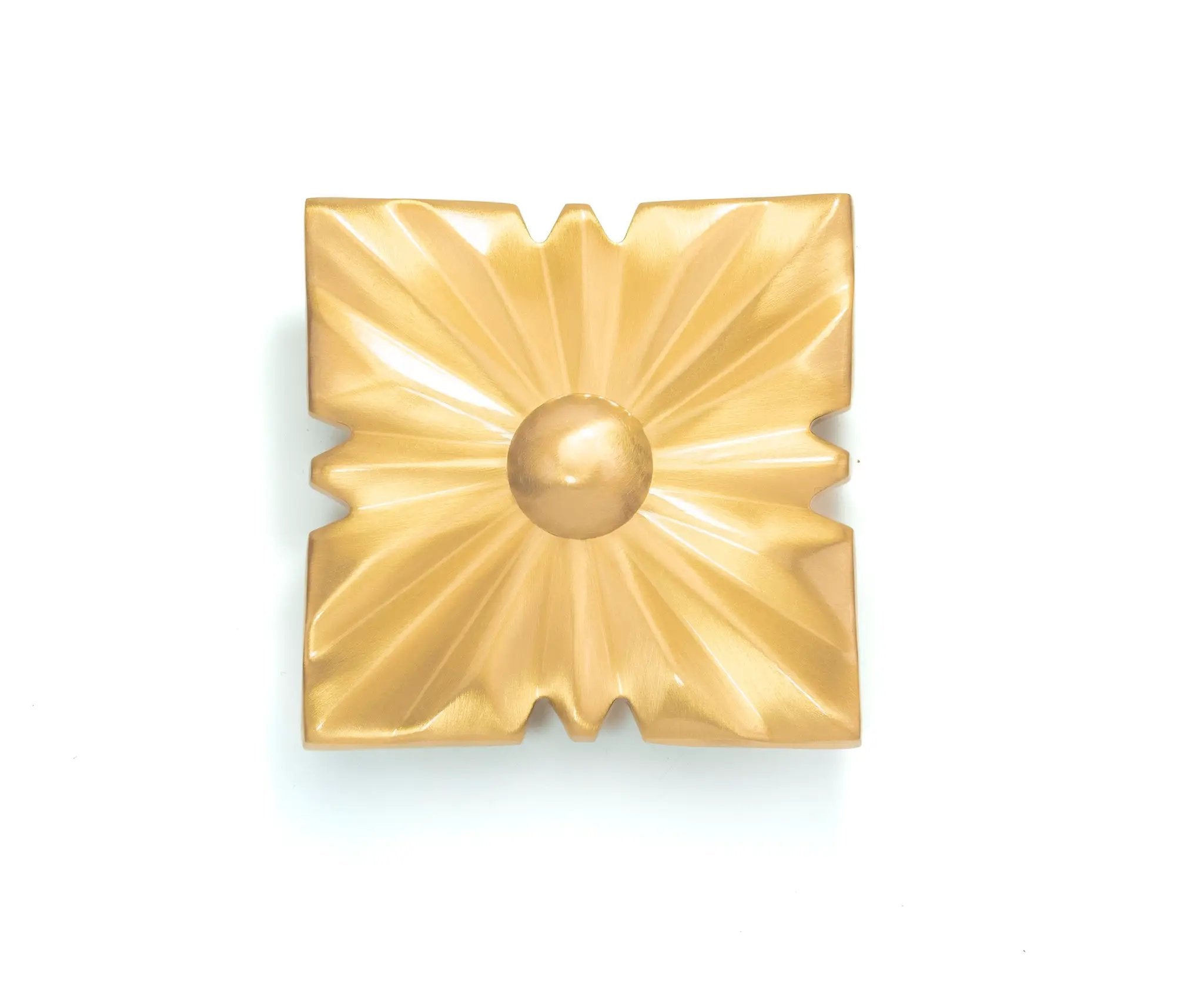 satin brass knob