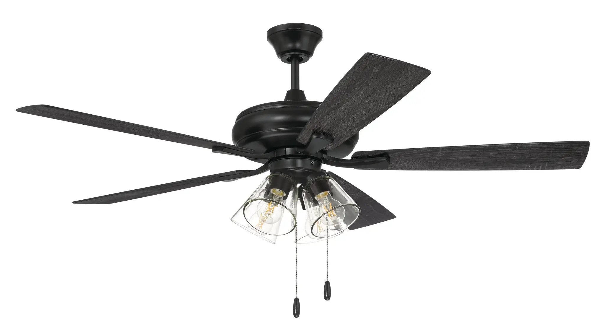 Craftmade Eos 52" 5-Blade Clear 4 Light Ceiling Fan by Craftmade
