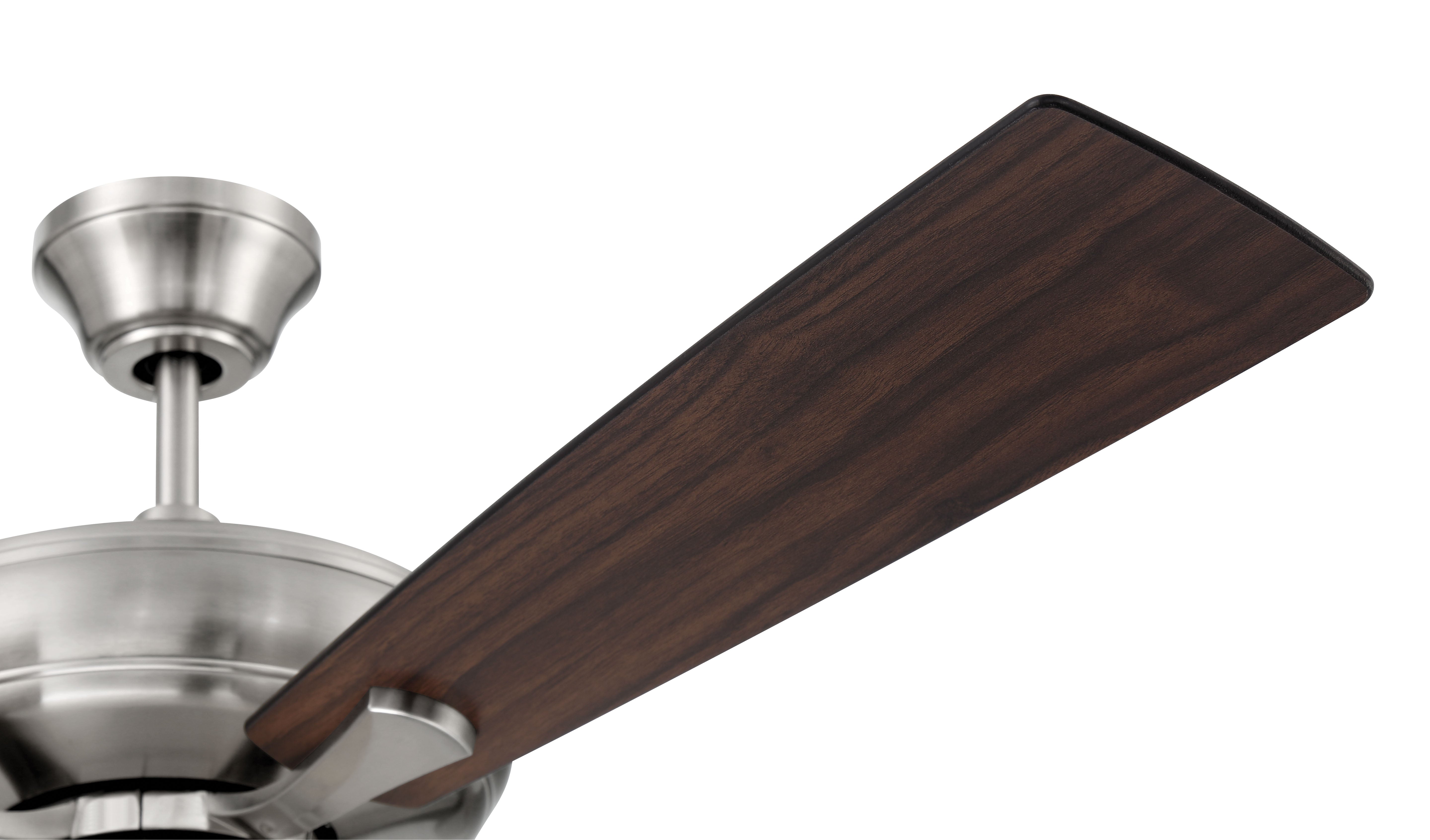 brushed polished nickel ceiling fans