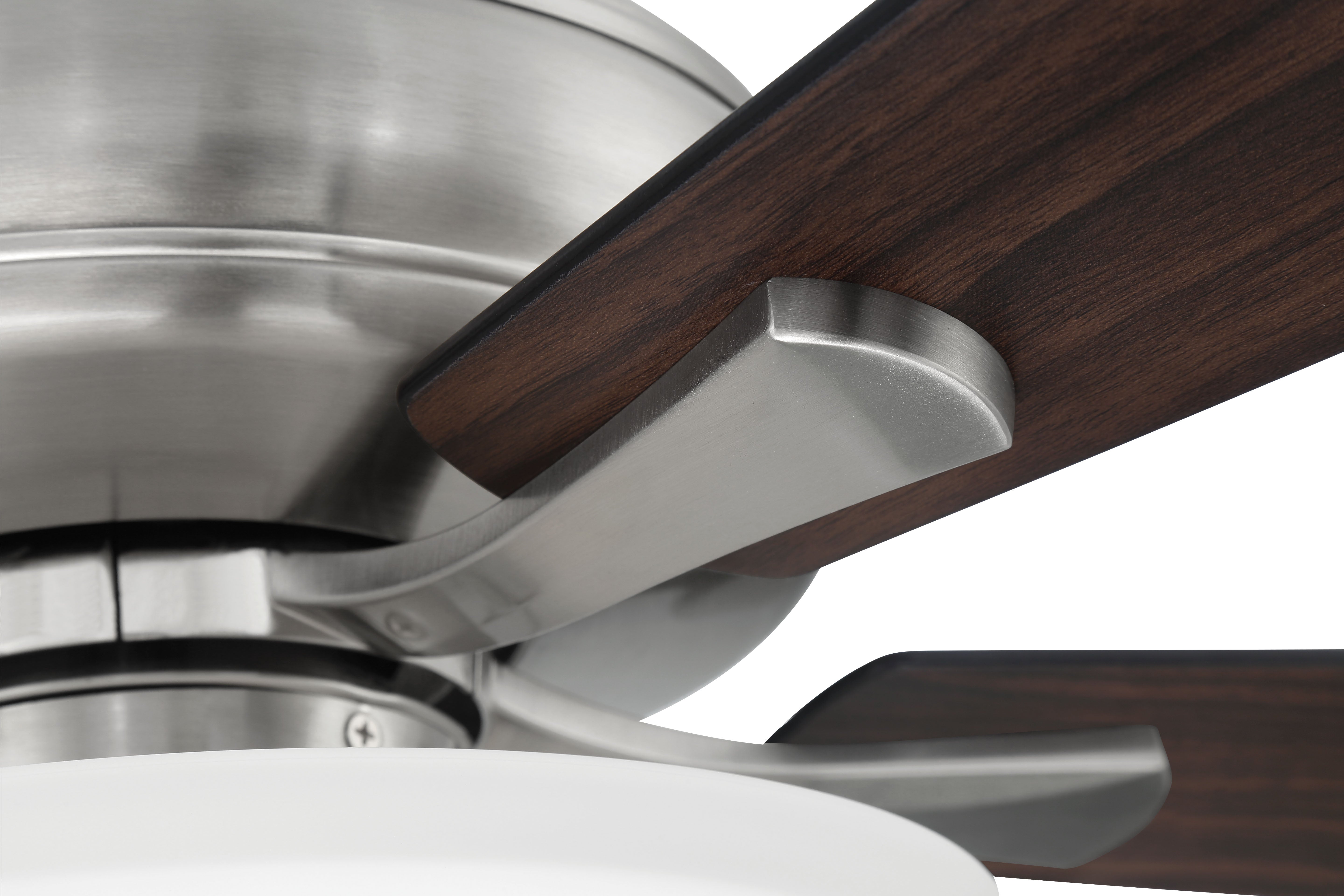 brushed polished nickel ceiling fans