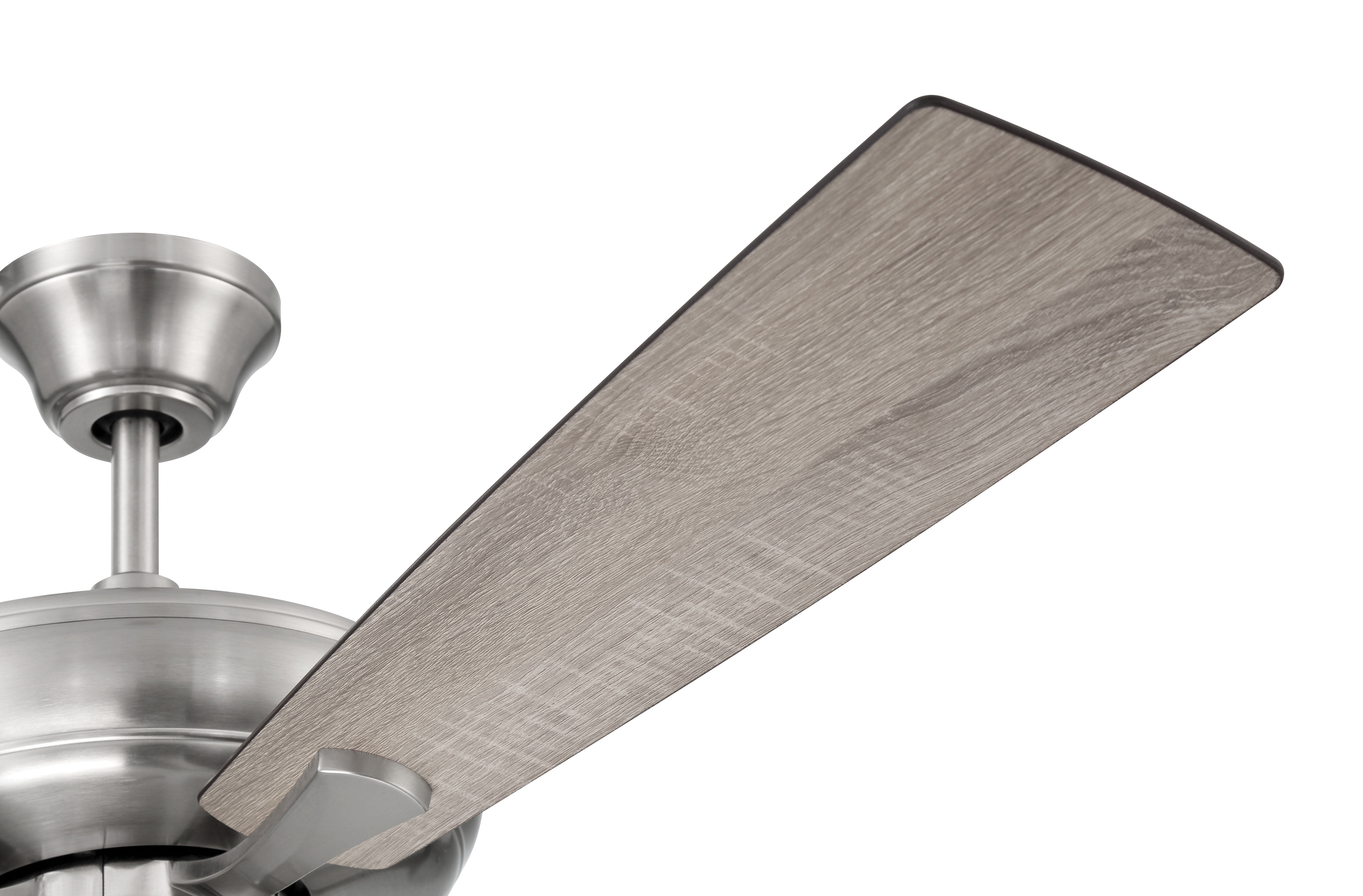 brushed polished nickel ceiling fans