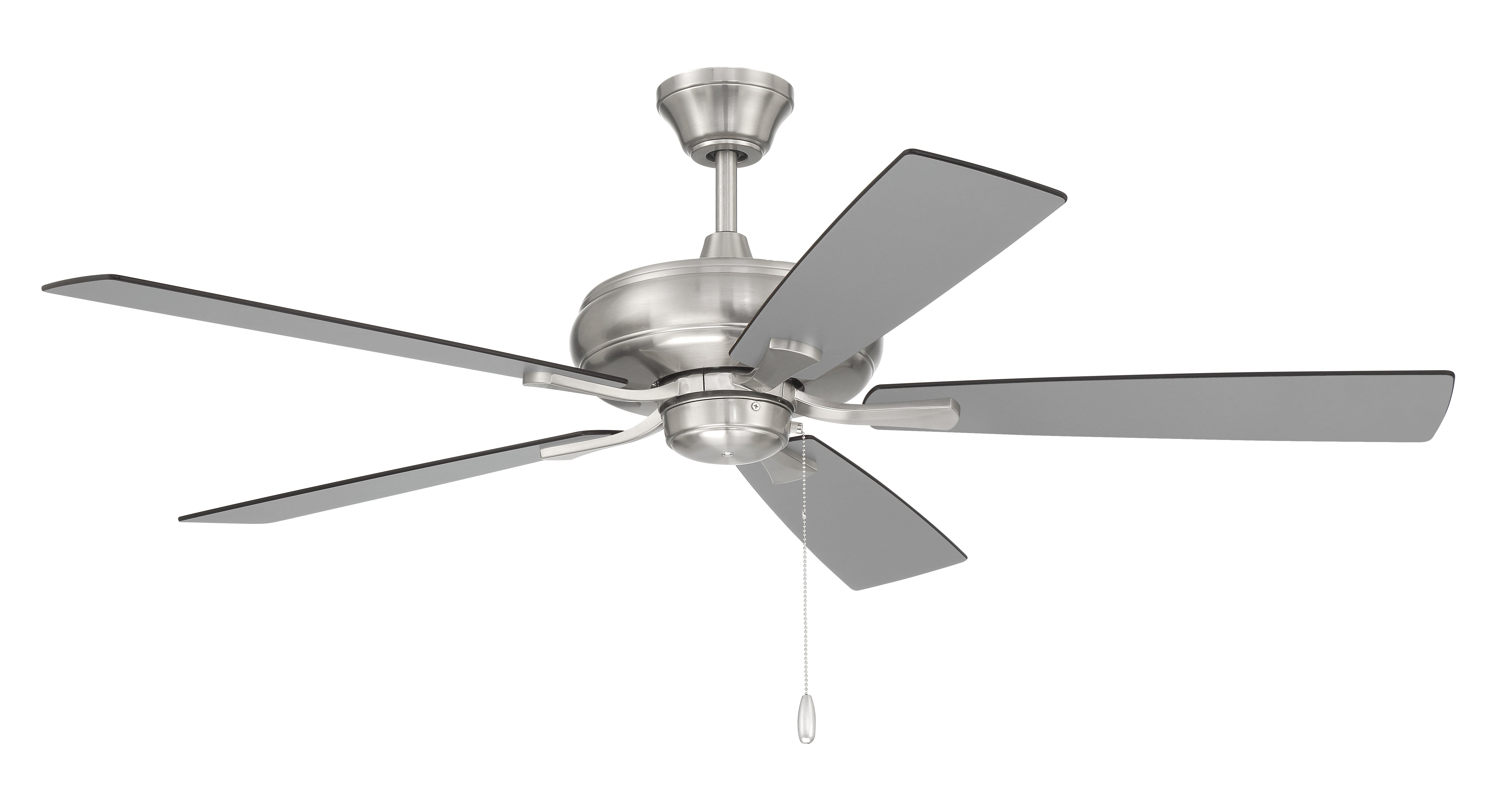 brushed polished nickel ceiling fans
