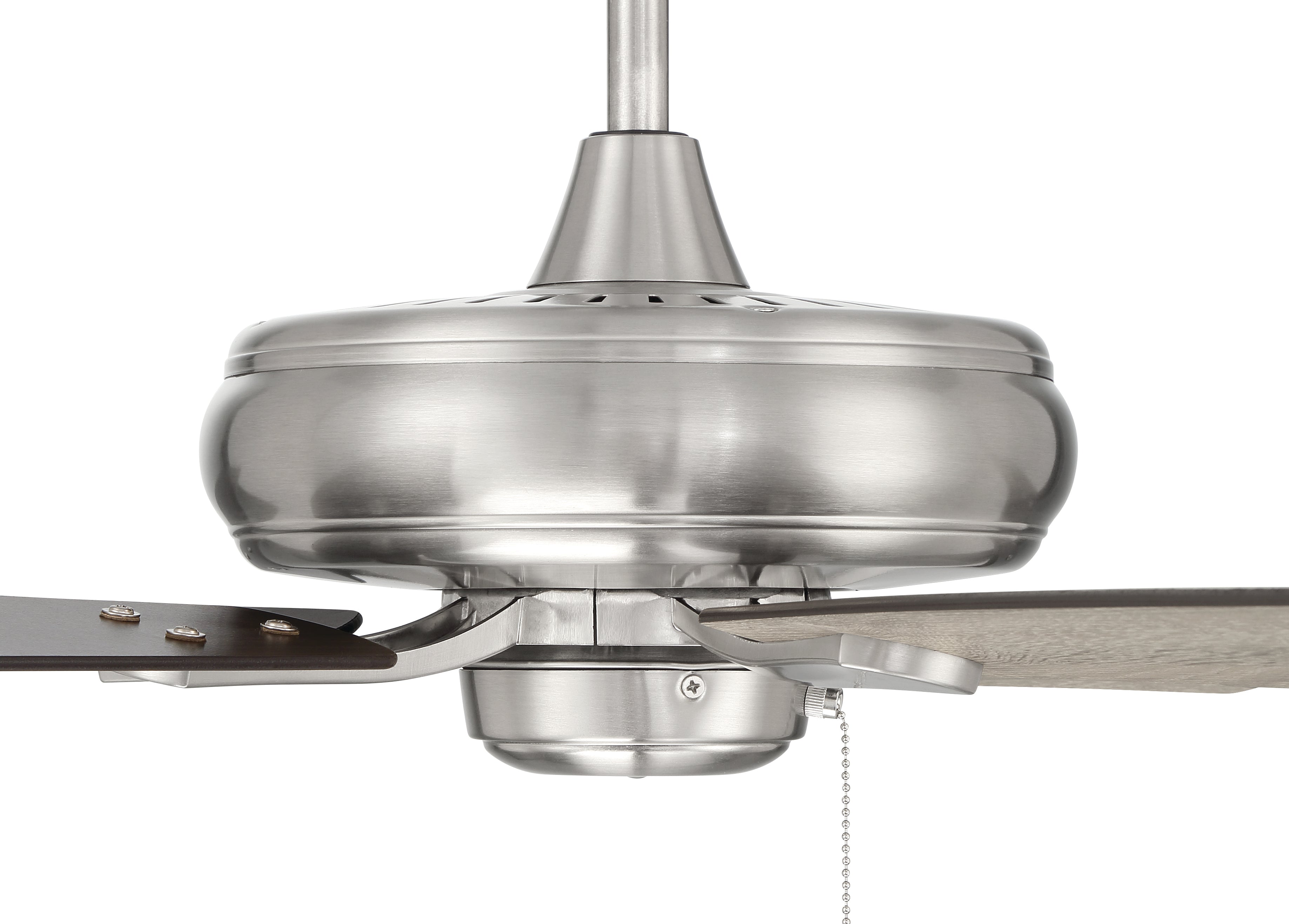 brushed polished nickel ceiling fans