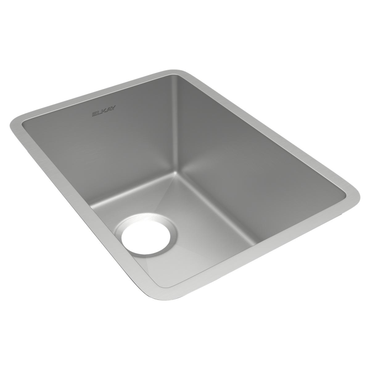 polished satin single bowl undermount bar sink