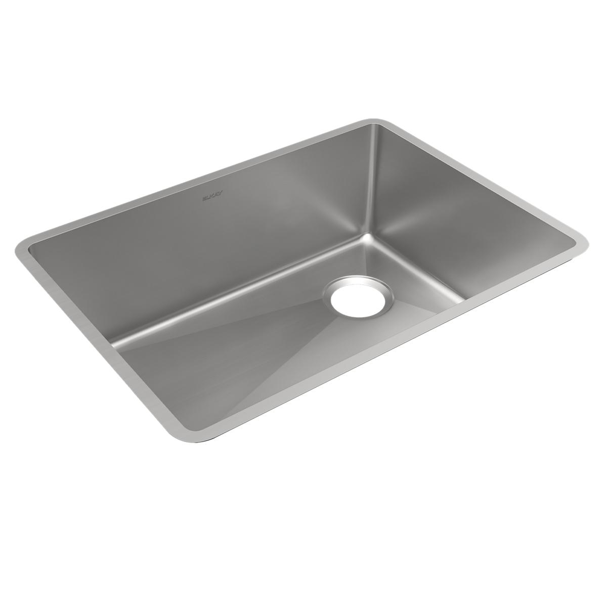polished satin single bowl undermount sink