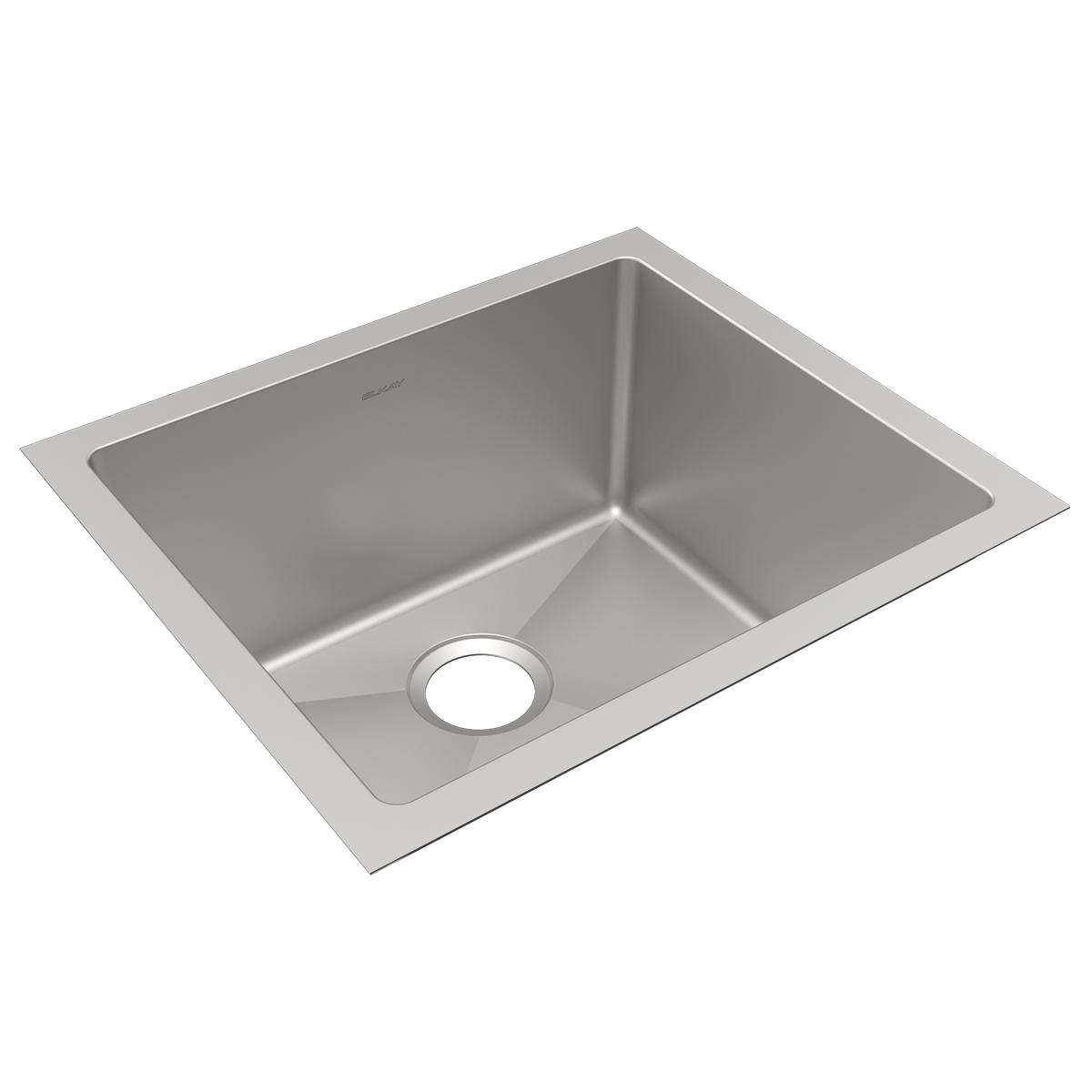 polished satin single bowl undermount sink