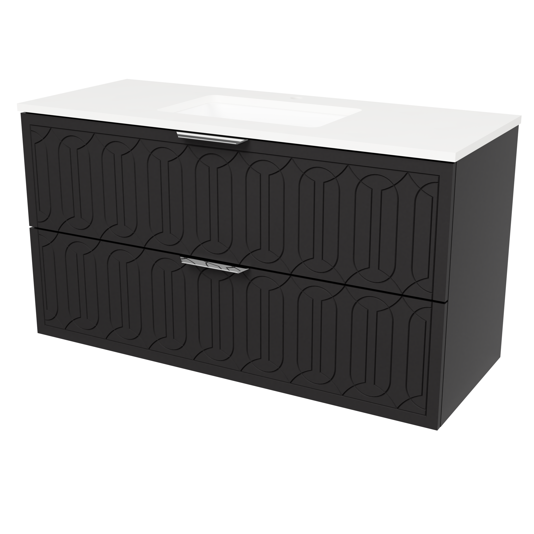 Timberline Elenora 48 inch Wall Hung Vanity Set