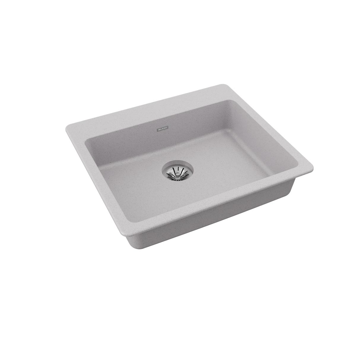 Elkay Quartz Classic 25" x 22" x 5-1/2" Single Bowl Drop-in ADA Sink with Perfect Drain