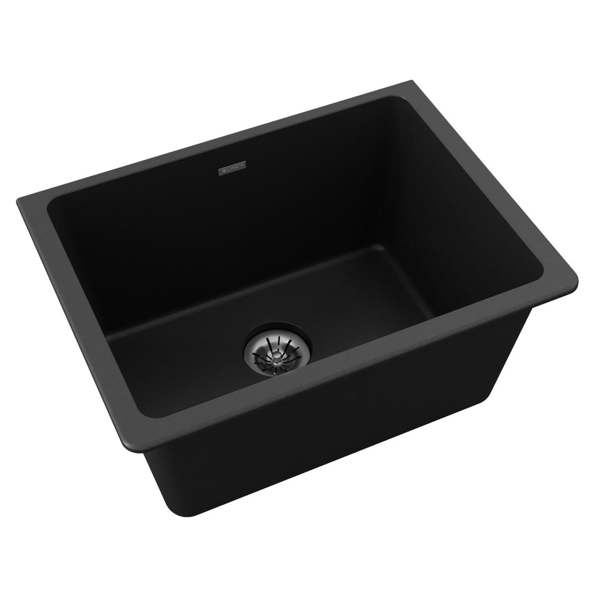 black undermount laundry sink