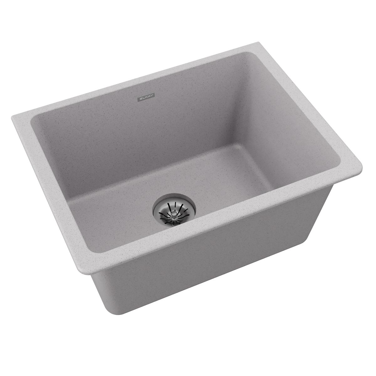 Elkay Quartz Classic 25" x 18-1/2" x 11-13/16" Undermount Laundry Sink with Perfect Drain