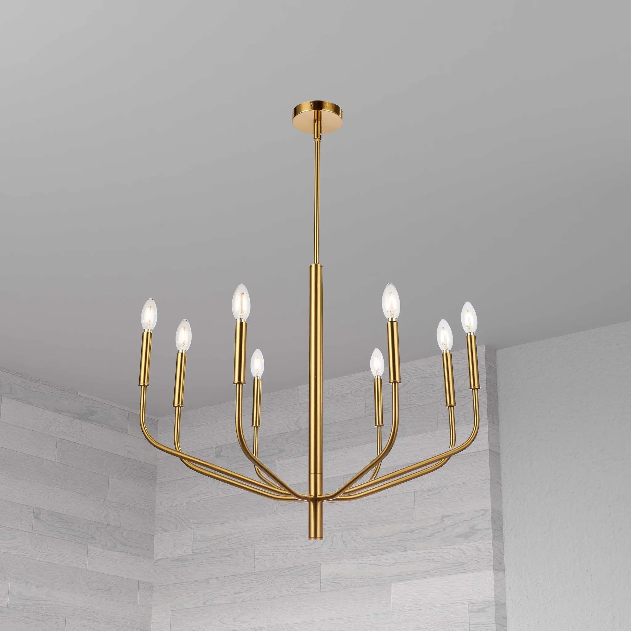 aged brass chandeliers