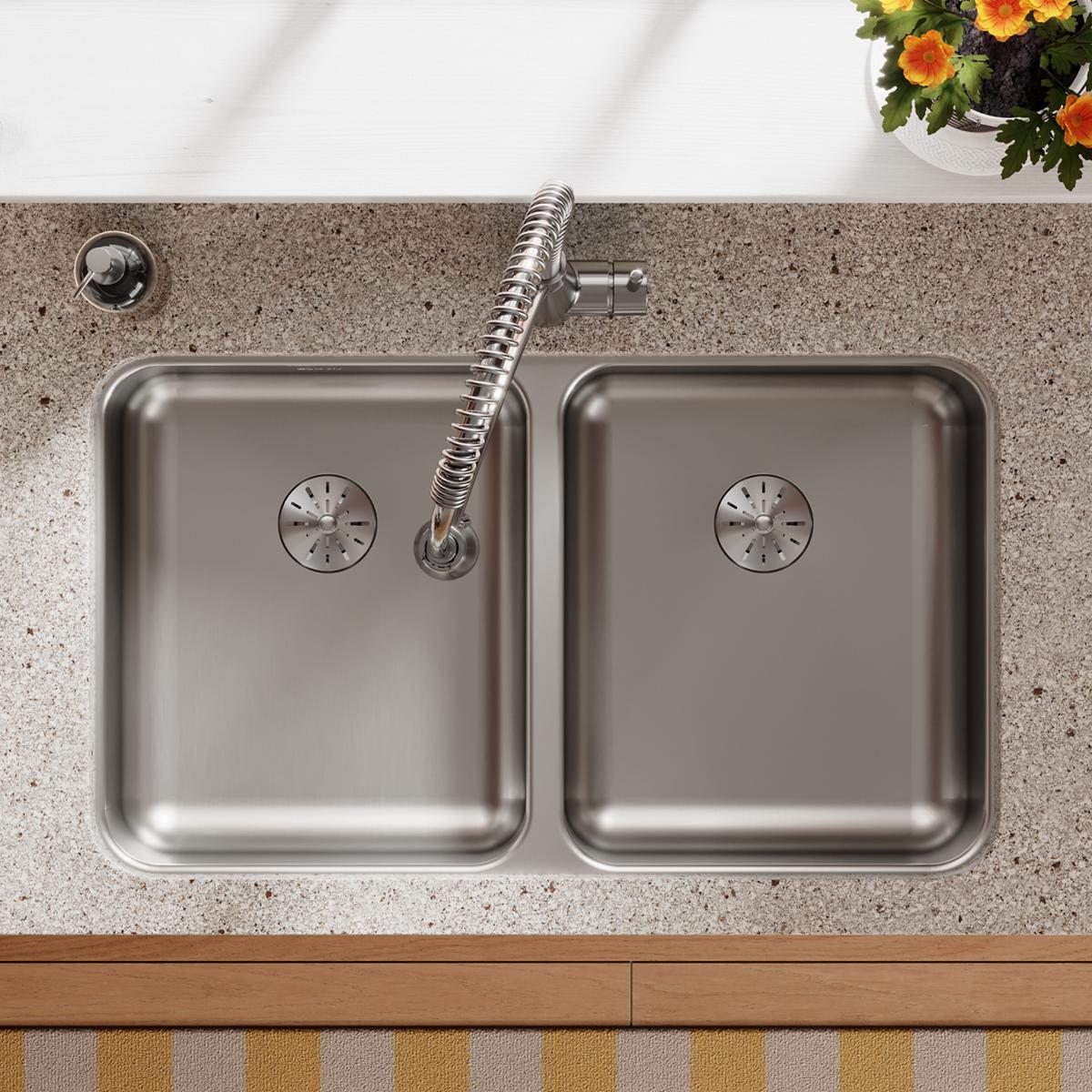 lustrous satin undermount ada sink