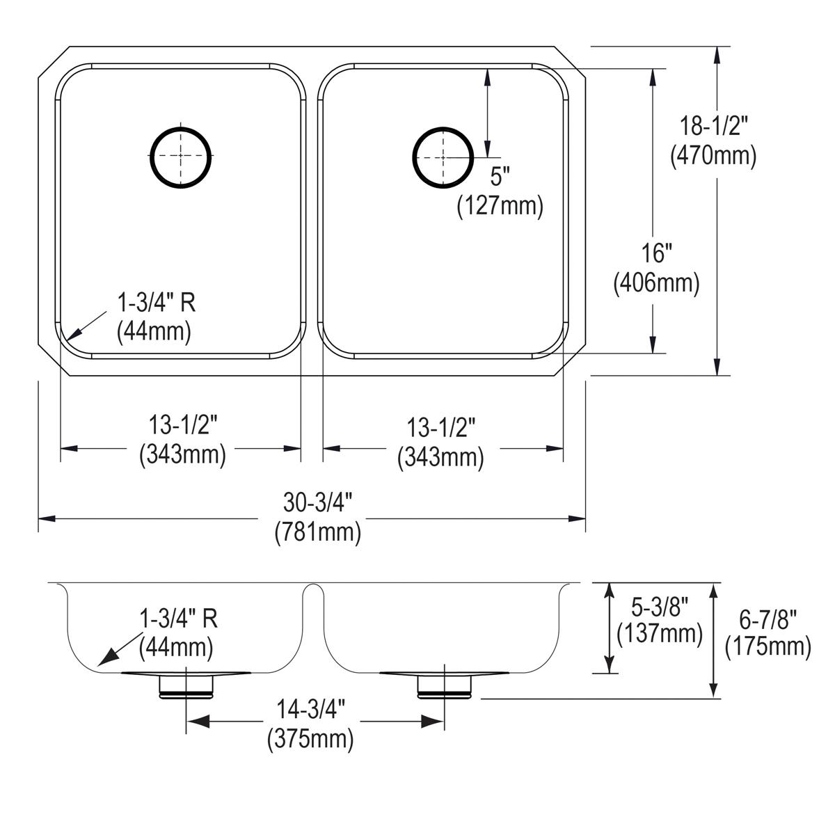 lustrous satin undermount ada sink