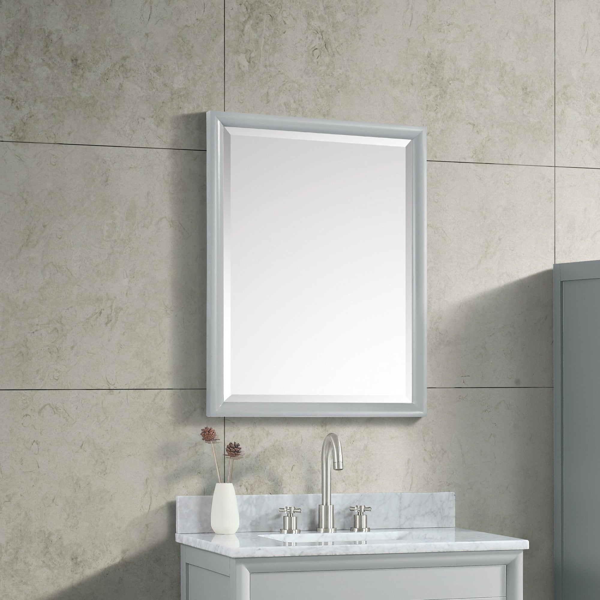 dove gray mirror